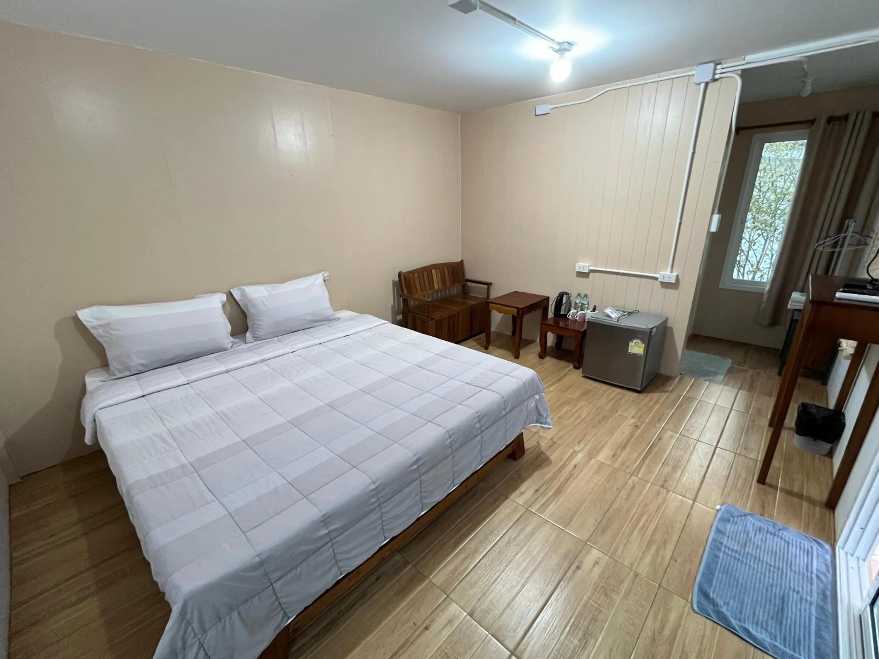 Bed in Sangkaset Resort