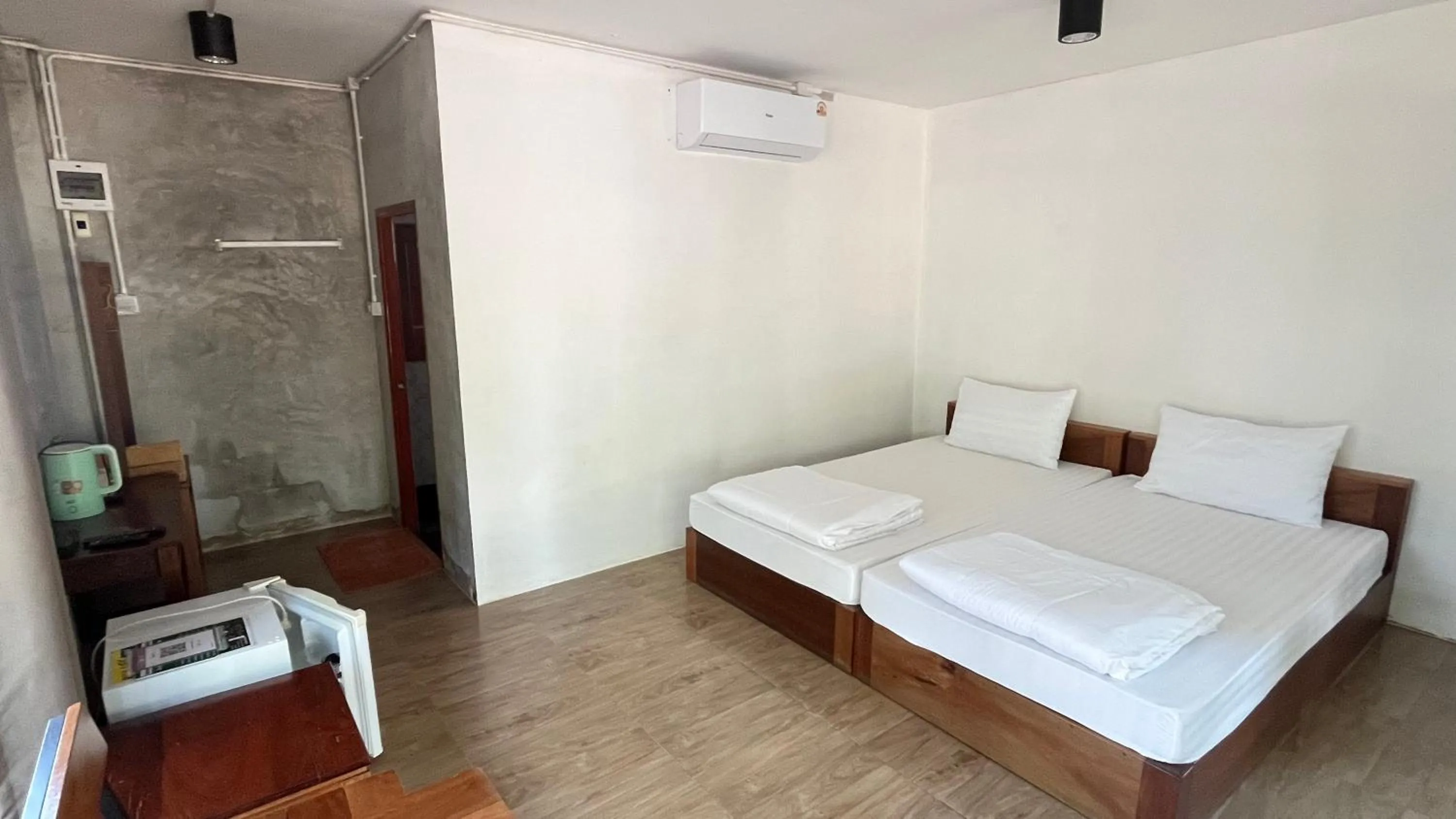 Bed in Sangkaset Resort