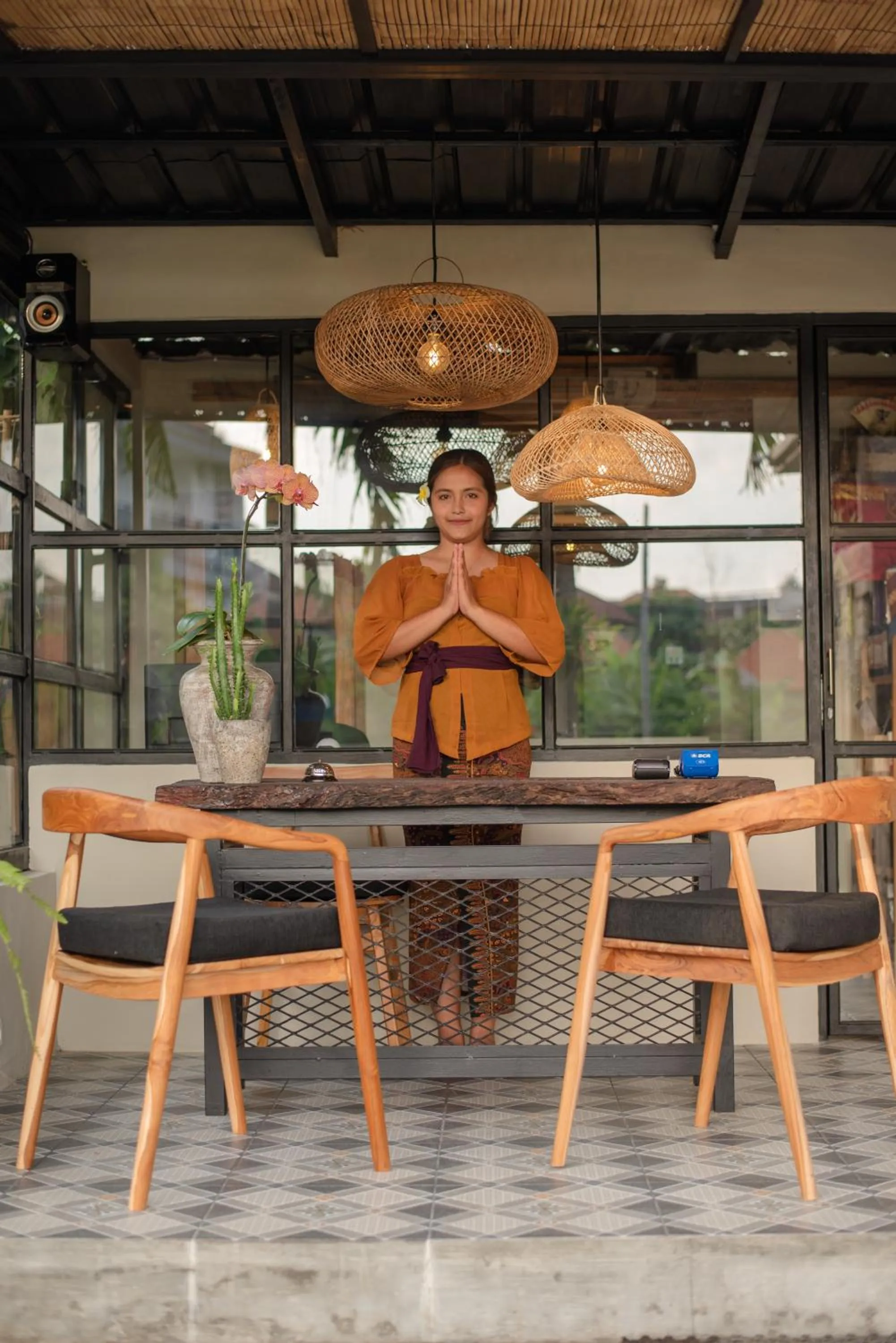 Seating area in Pangkung Sari Bed and Breakfast