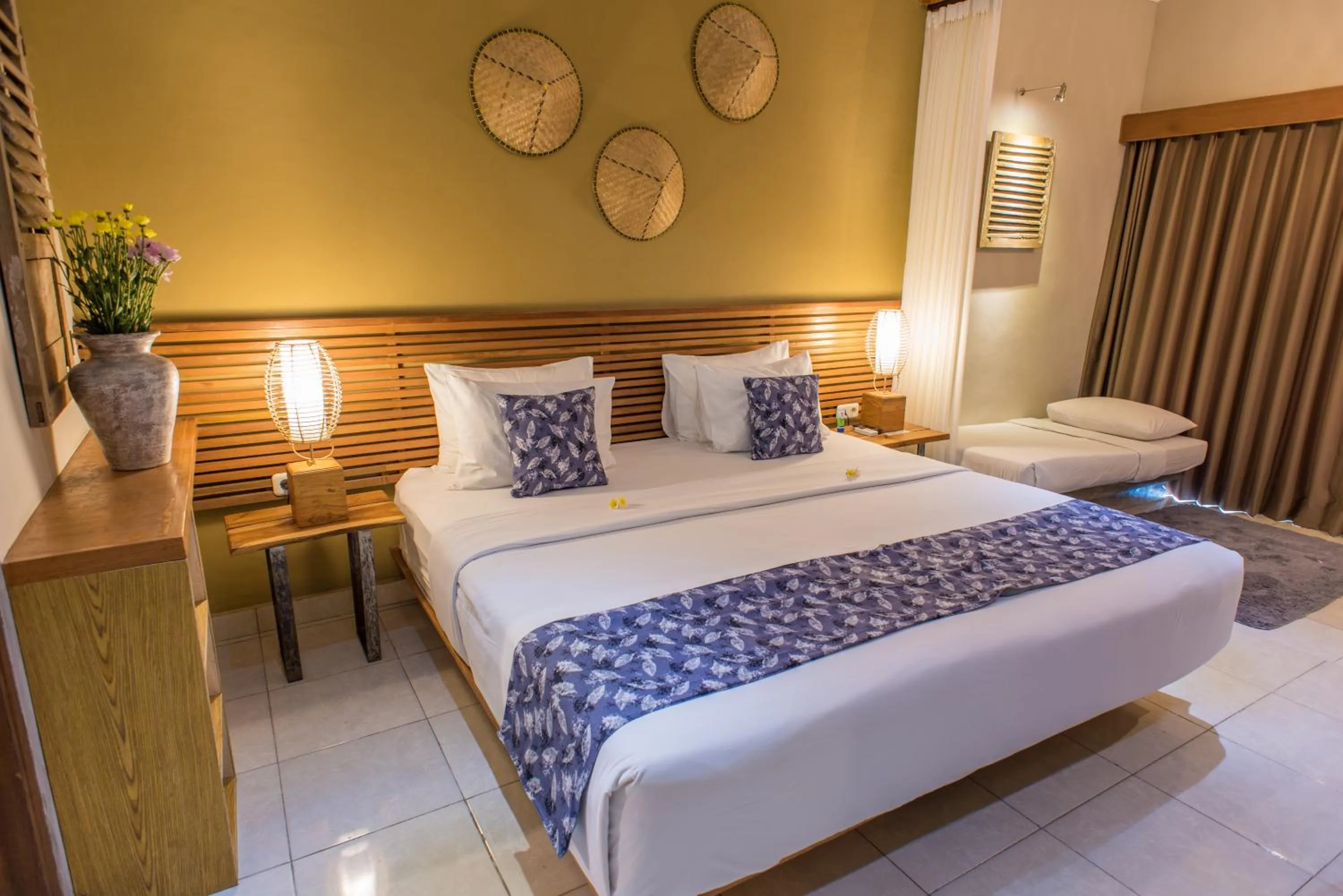 Bed in Pangkung Sari Bed and Breakfast