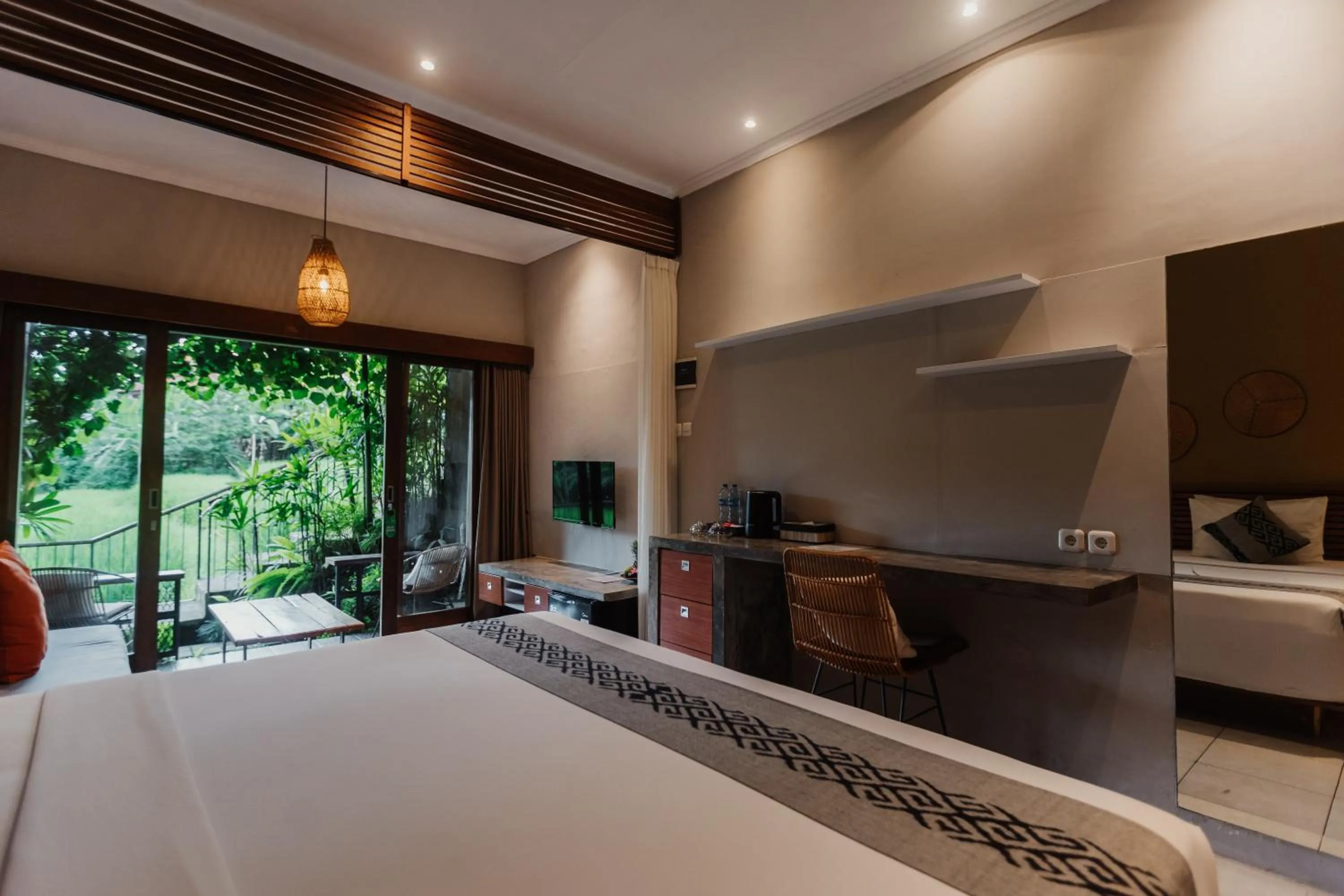 Bed in Pangkung Sari Bed and Breakfast