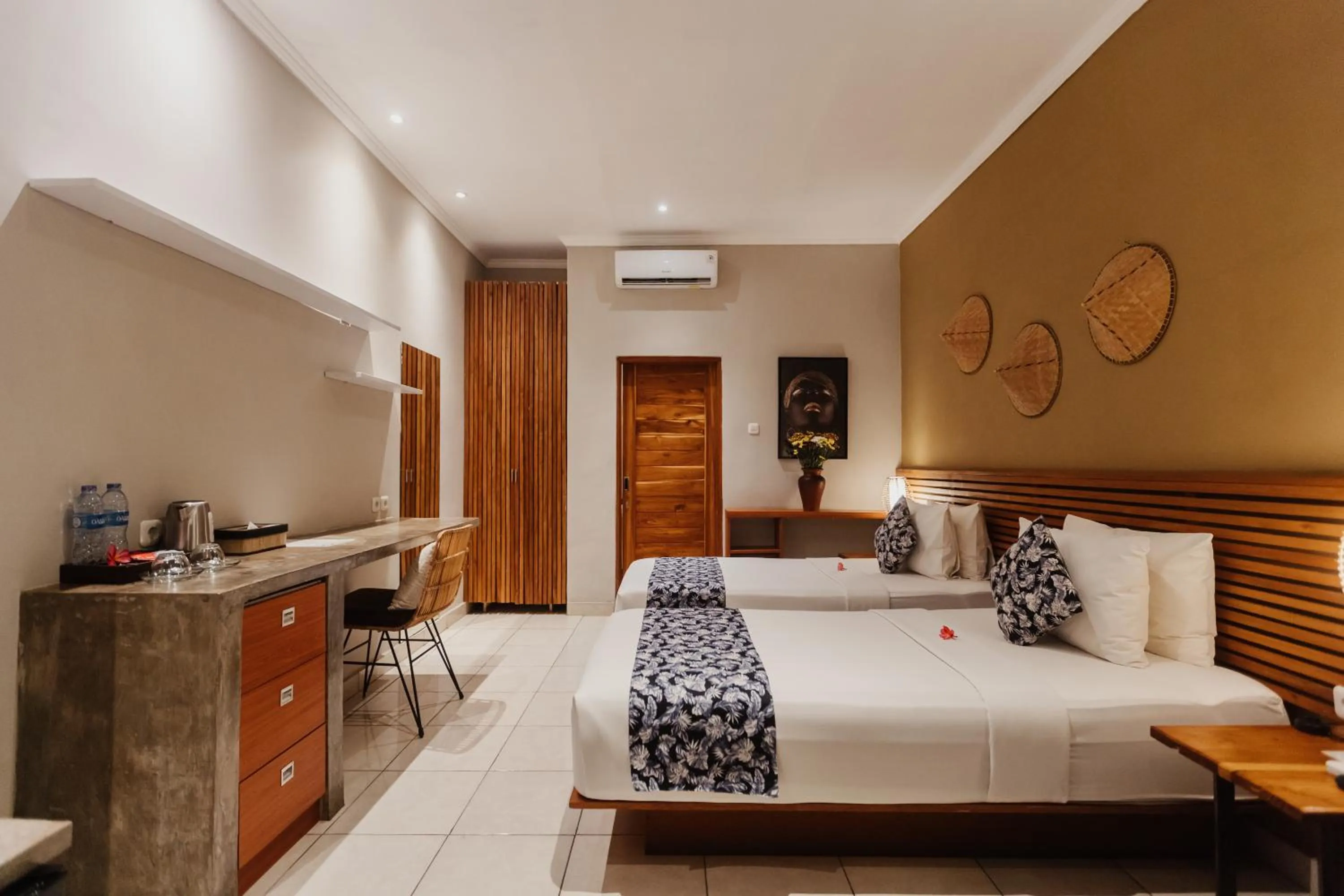 Bed in Pangkung Sari Bed and Breakfast