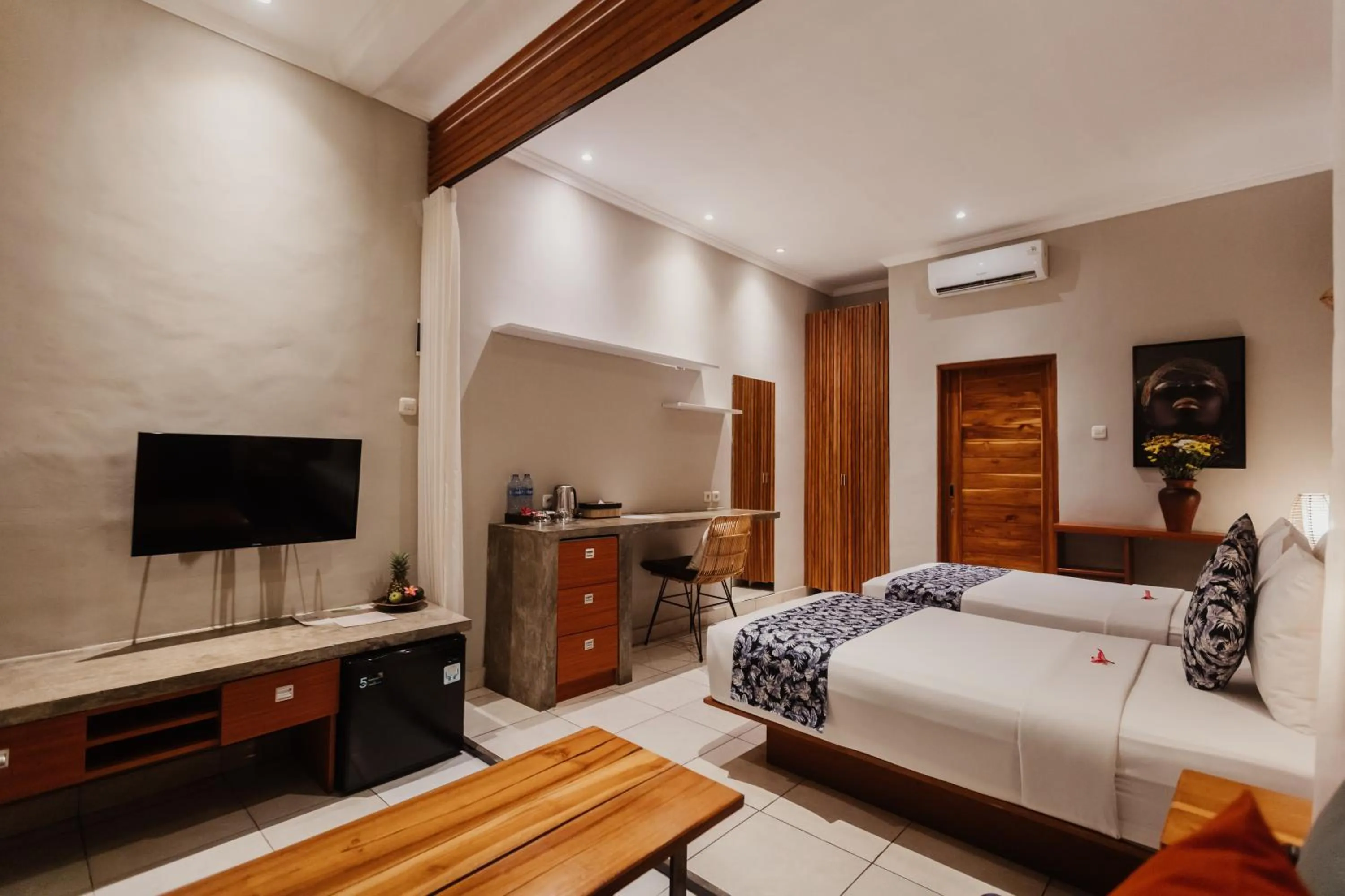 Bed in Pangkung Sari Bed and Breakfast