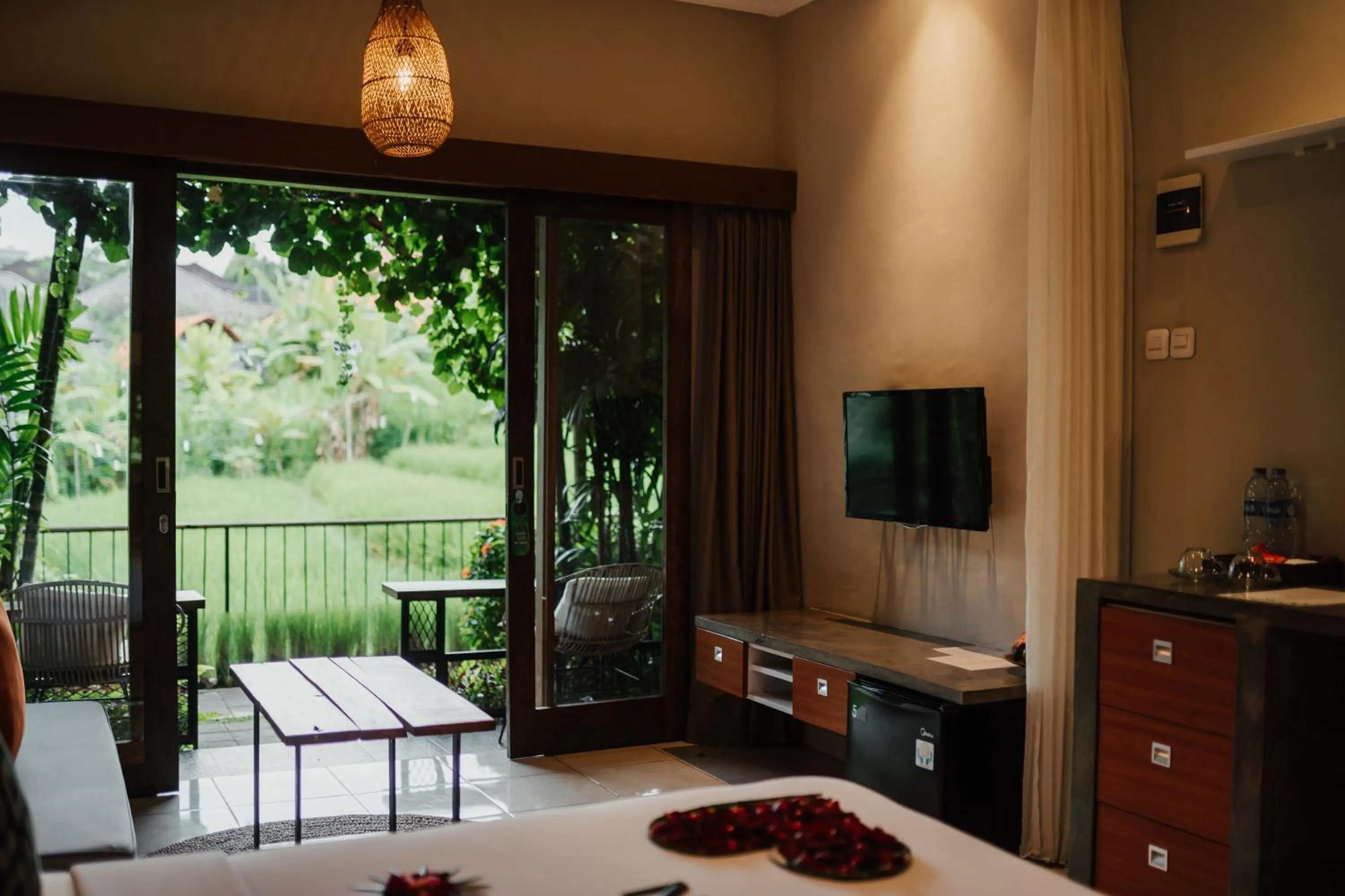 Bed in Pangkung Sari Bed and Breakfast