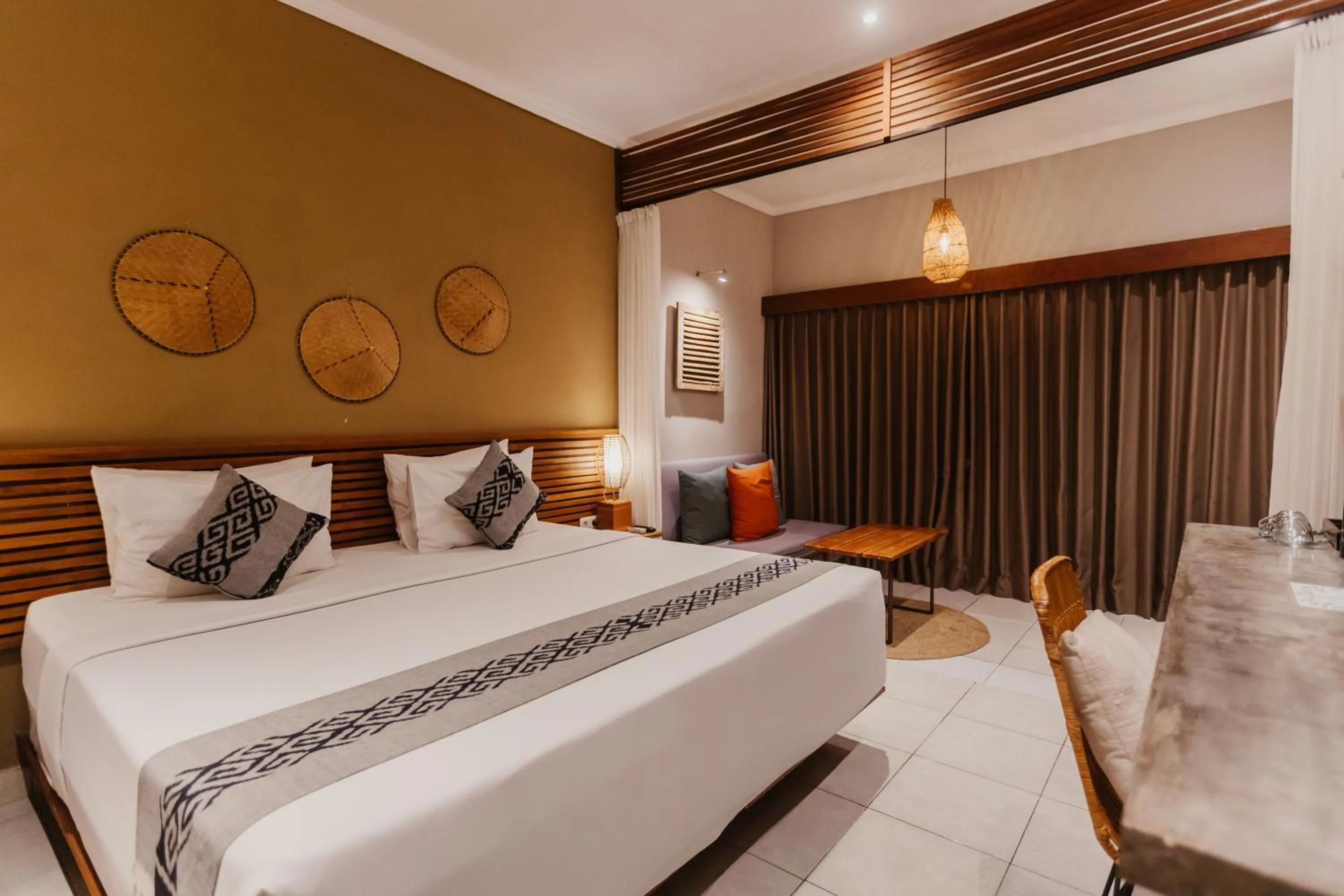 Bed in Pangkung Sari Bed and Breakfast