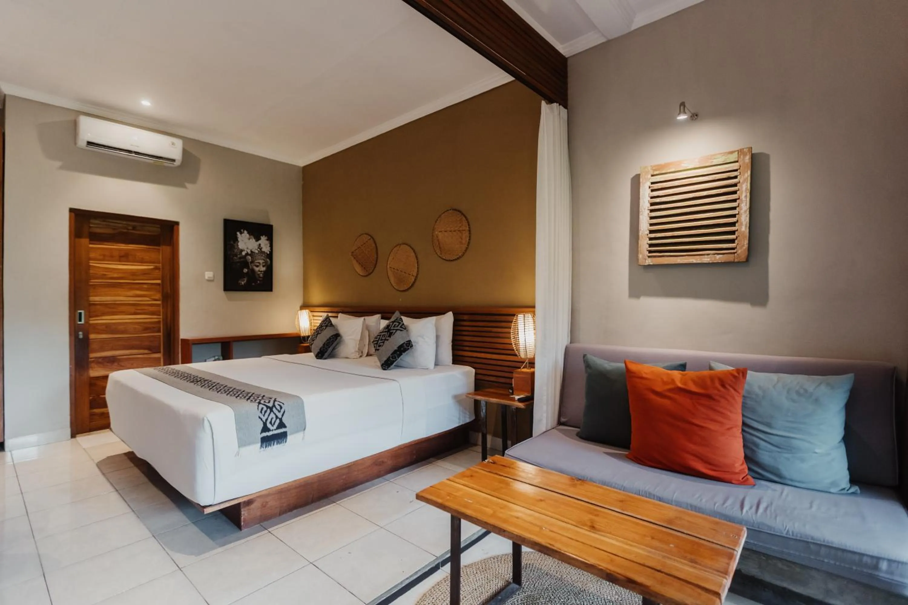 Bed in Pangkung Sari Bed and Breakfast