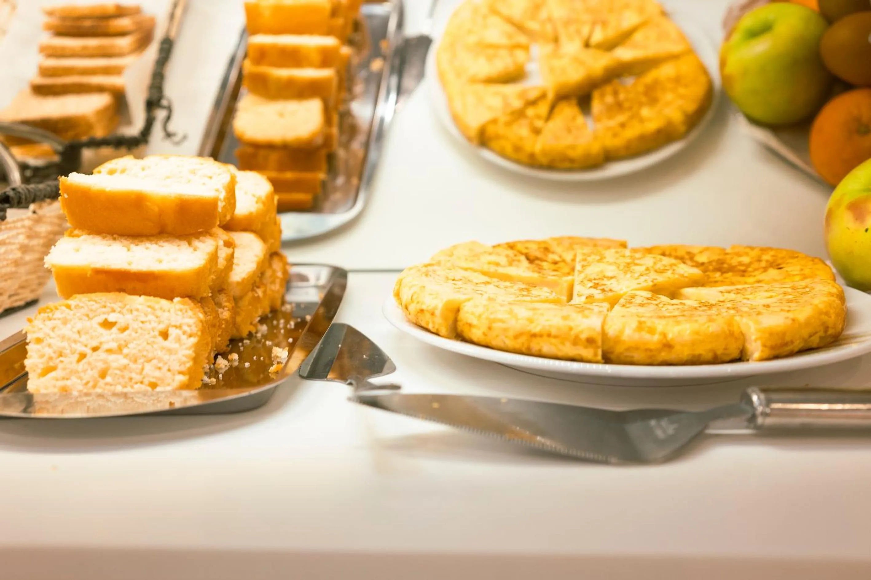 Buffet breakfast in Hotel Aida Marais