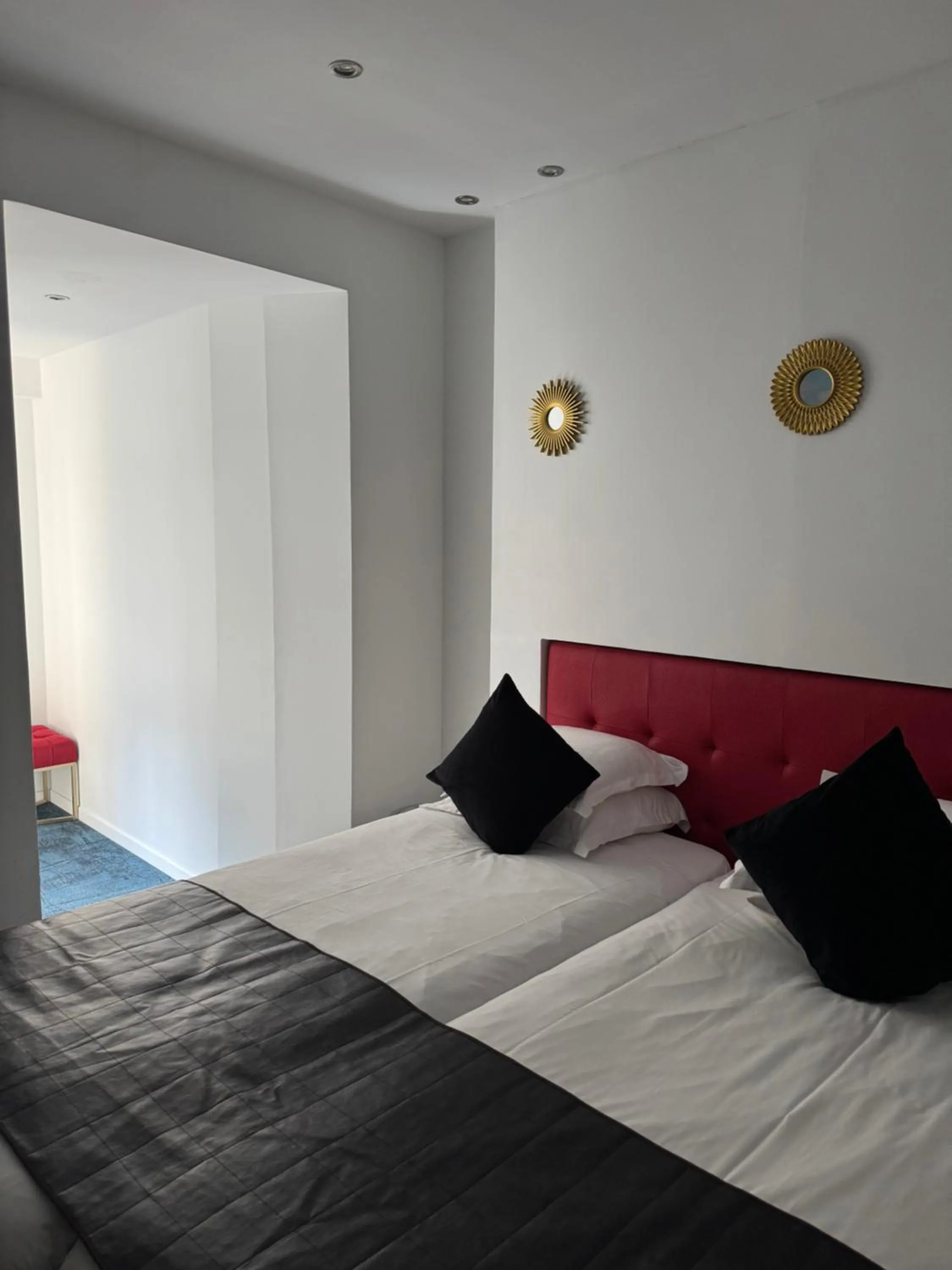 Bed in Hotel Aida Marais