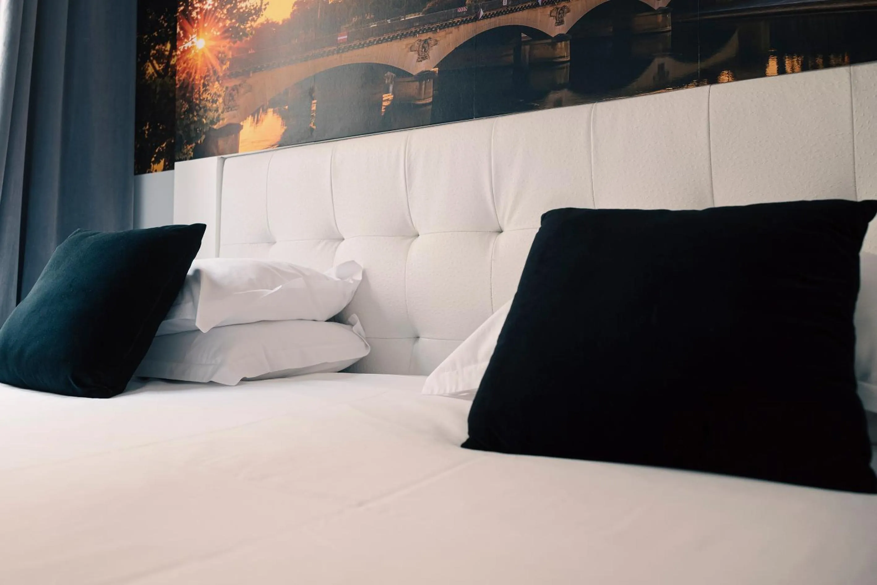 Decorative detail, Bed in Hotel Aida Marais