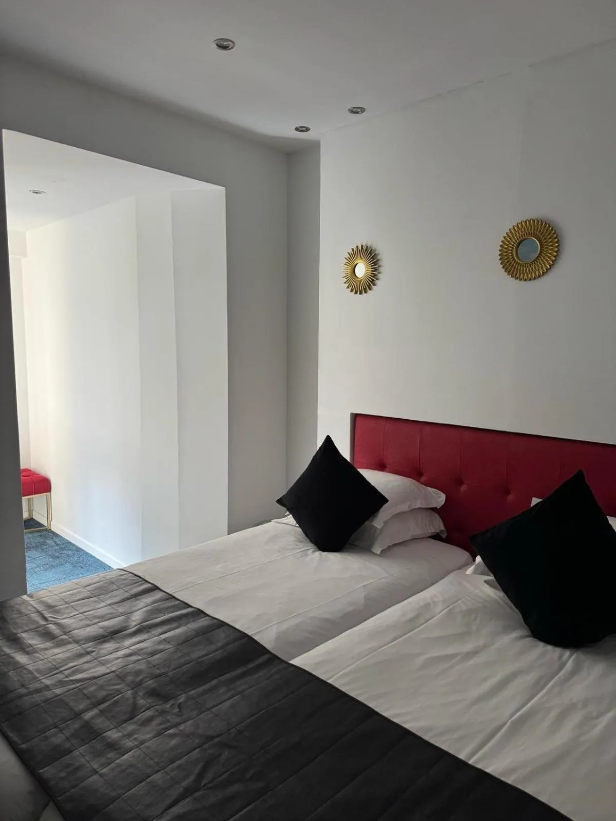 Decorative detail, Bed in Hotel Aida Marais