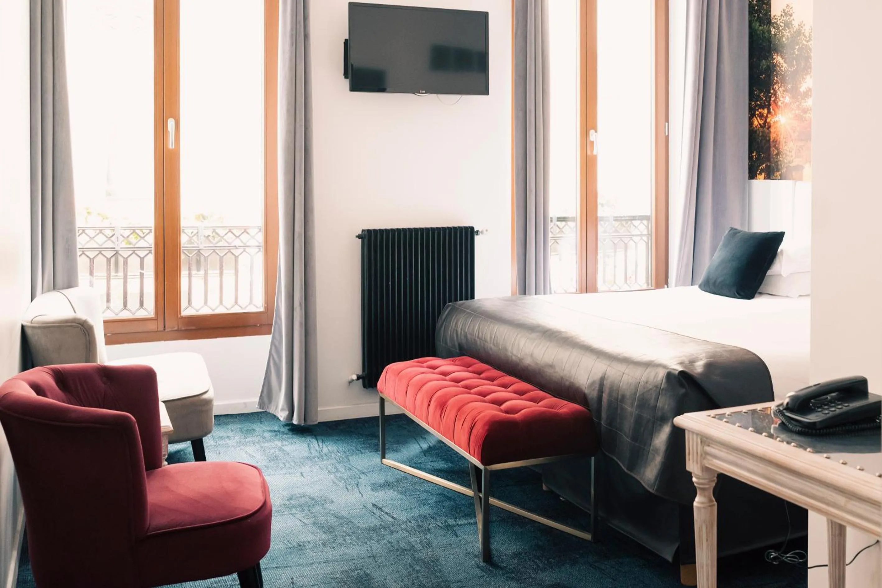 Decorative detail, Bed in Hotel Aida Marais