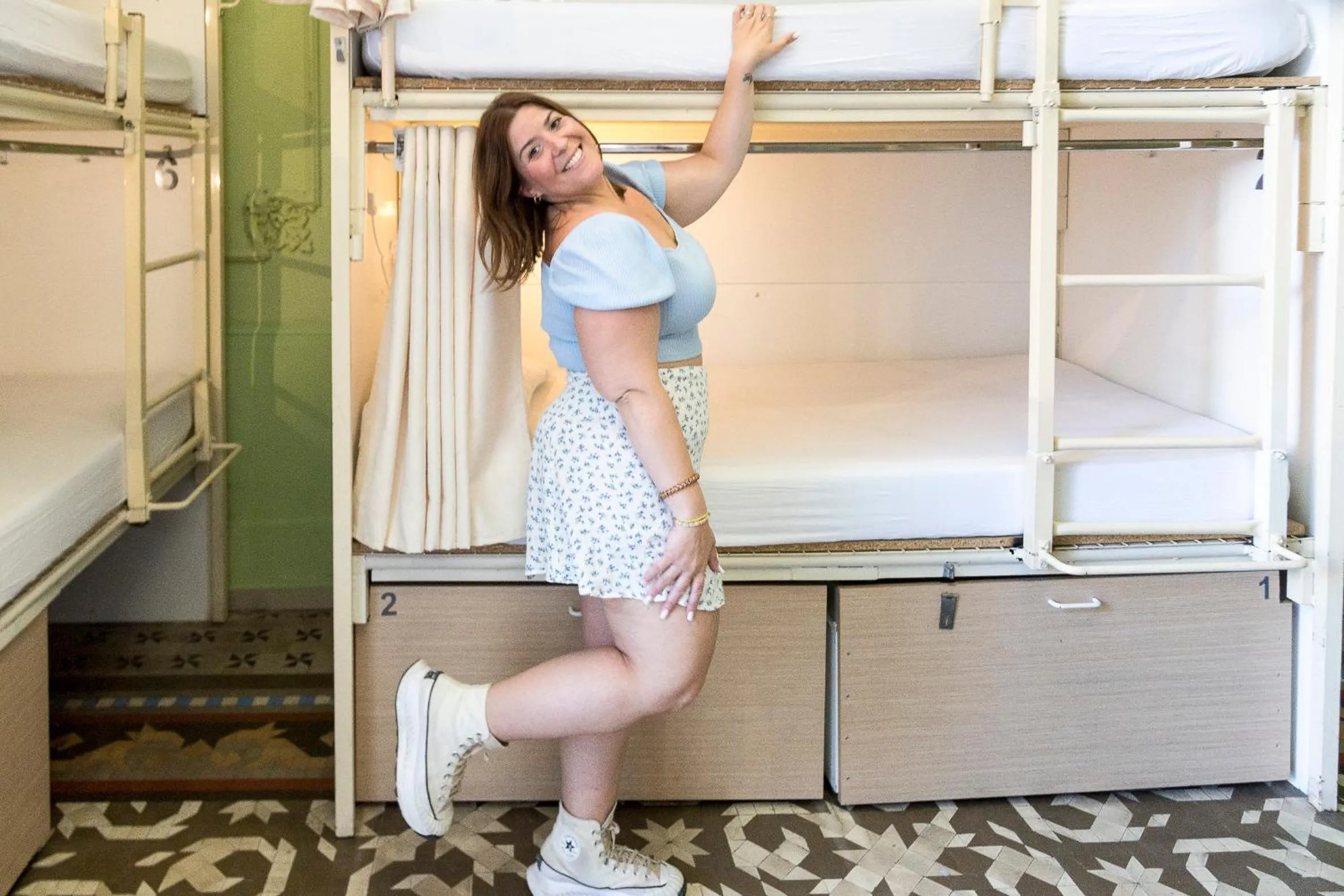 bunk bed in River Hostel