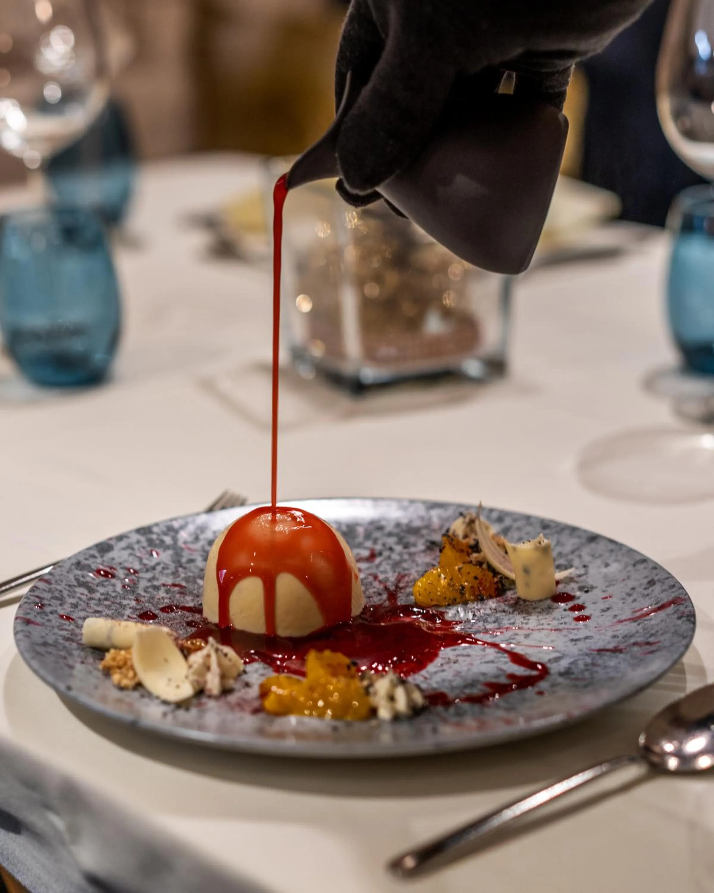 Food close-up in Resort La Ginabelle