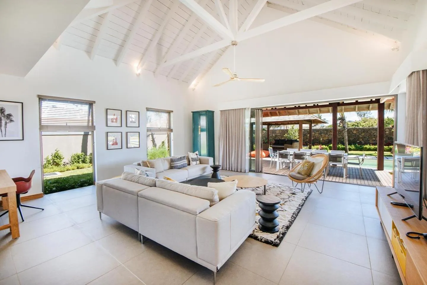 Living room in Mythic Suites & Villas by MJ Holidays