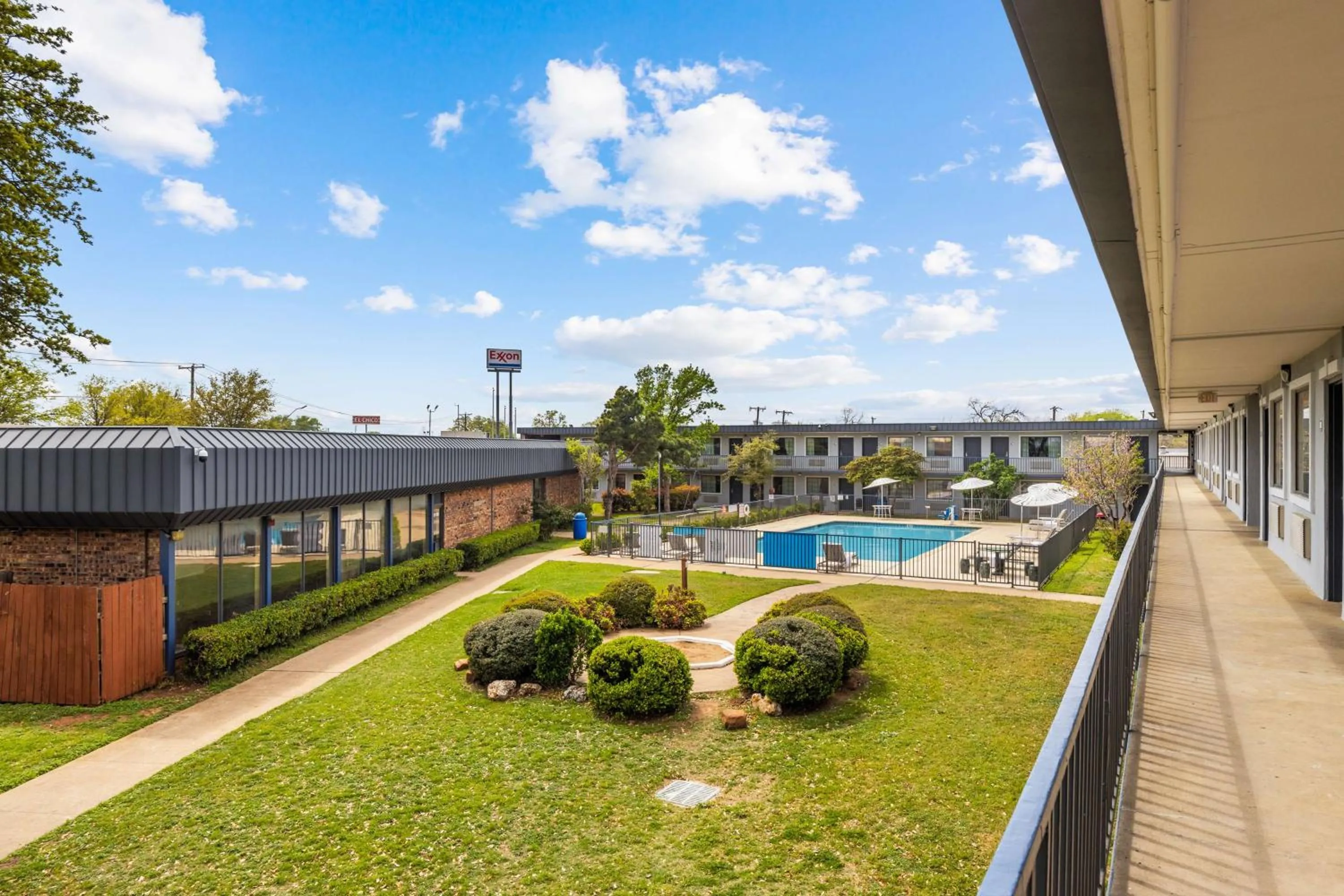 Pool view in Americas Best Value Inn Fort Worth/Hurst