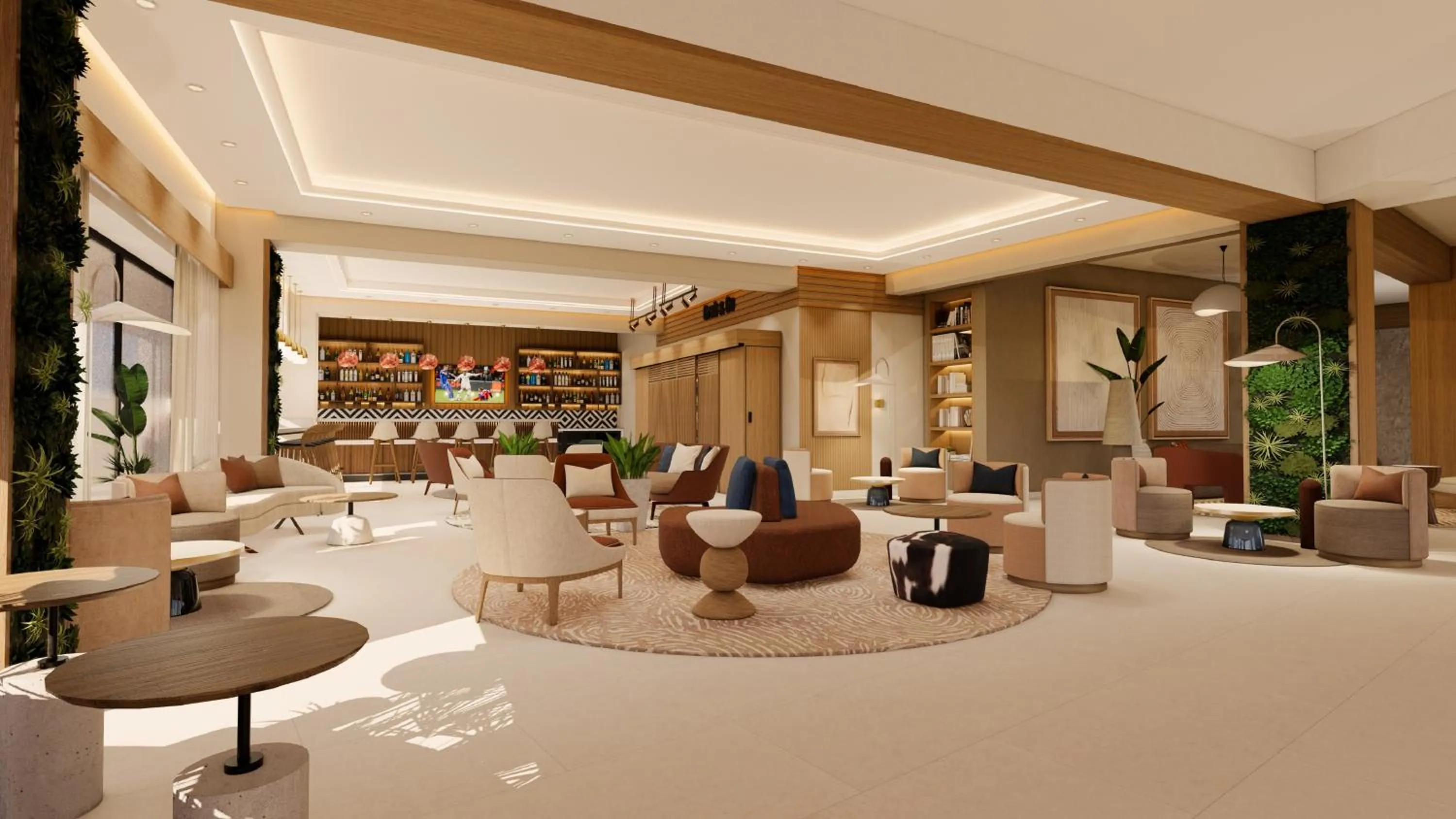 Communal lounge/ TV room in Le Centell Hotel & Spa