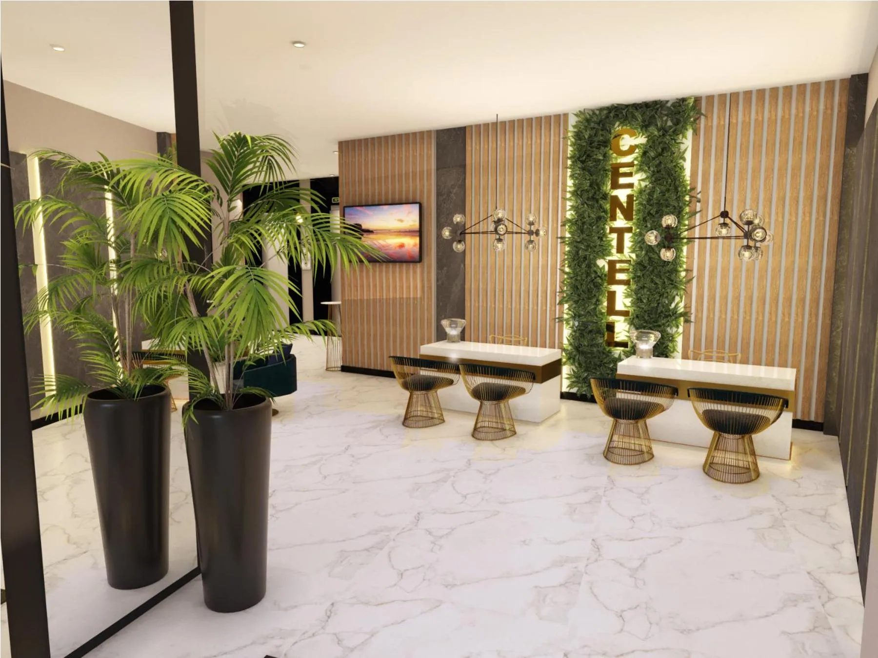 Lobby or reception in Le Centell Hotel & Spa