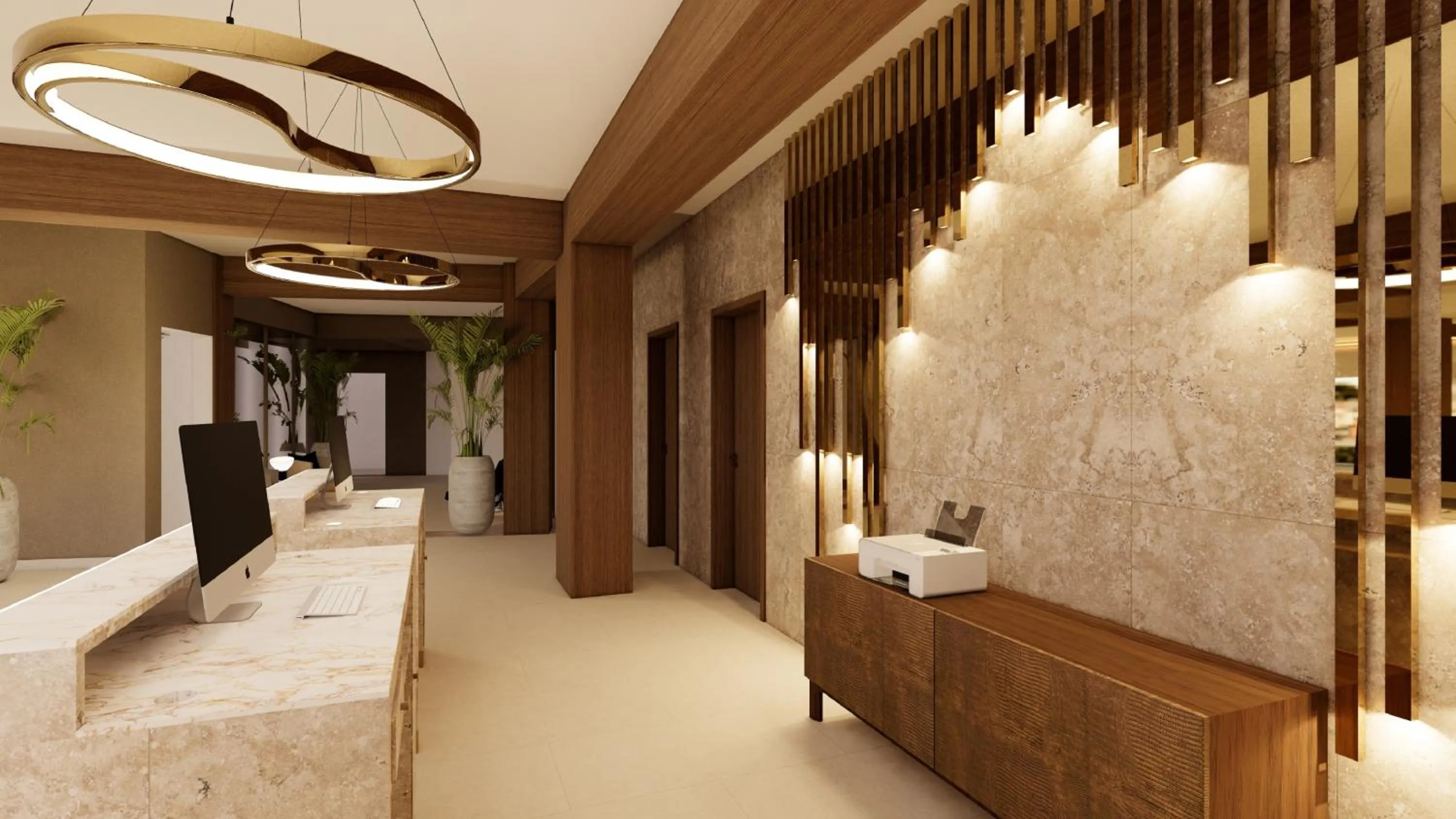 Lobby or reception, Bed in Le Centell Hotel & Spa