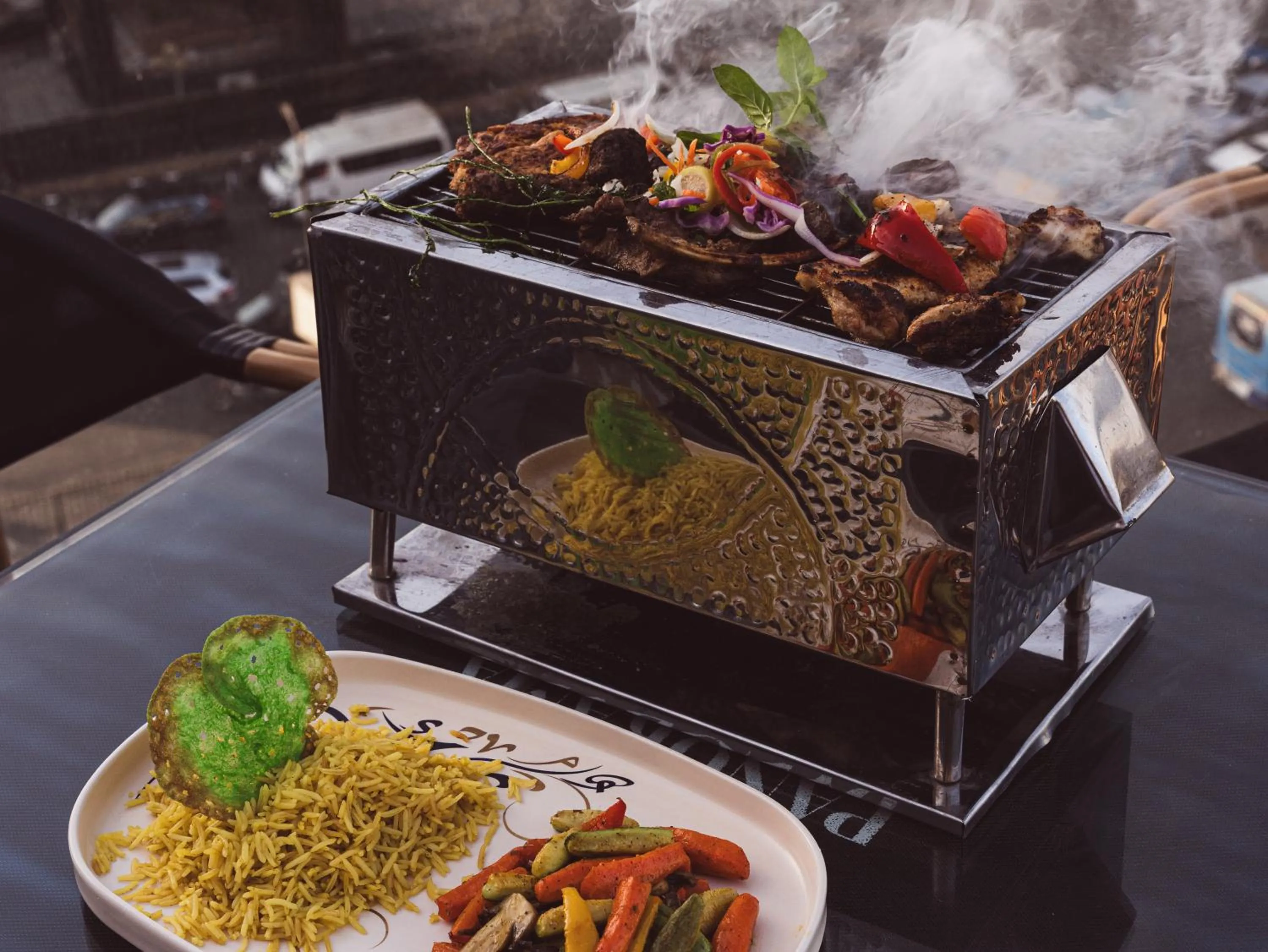 BBQ facilities in Panorama Ramsis Hotel & Cafe