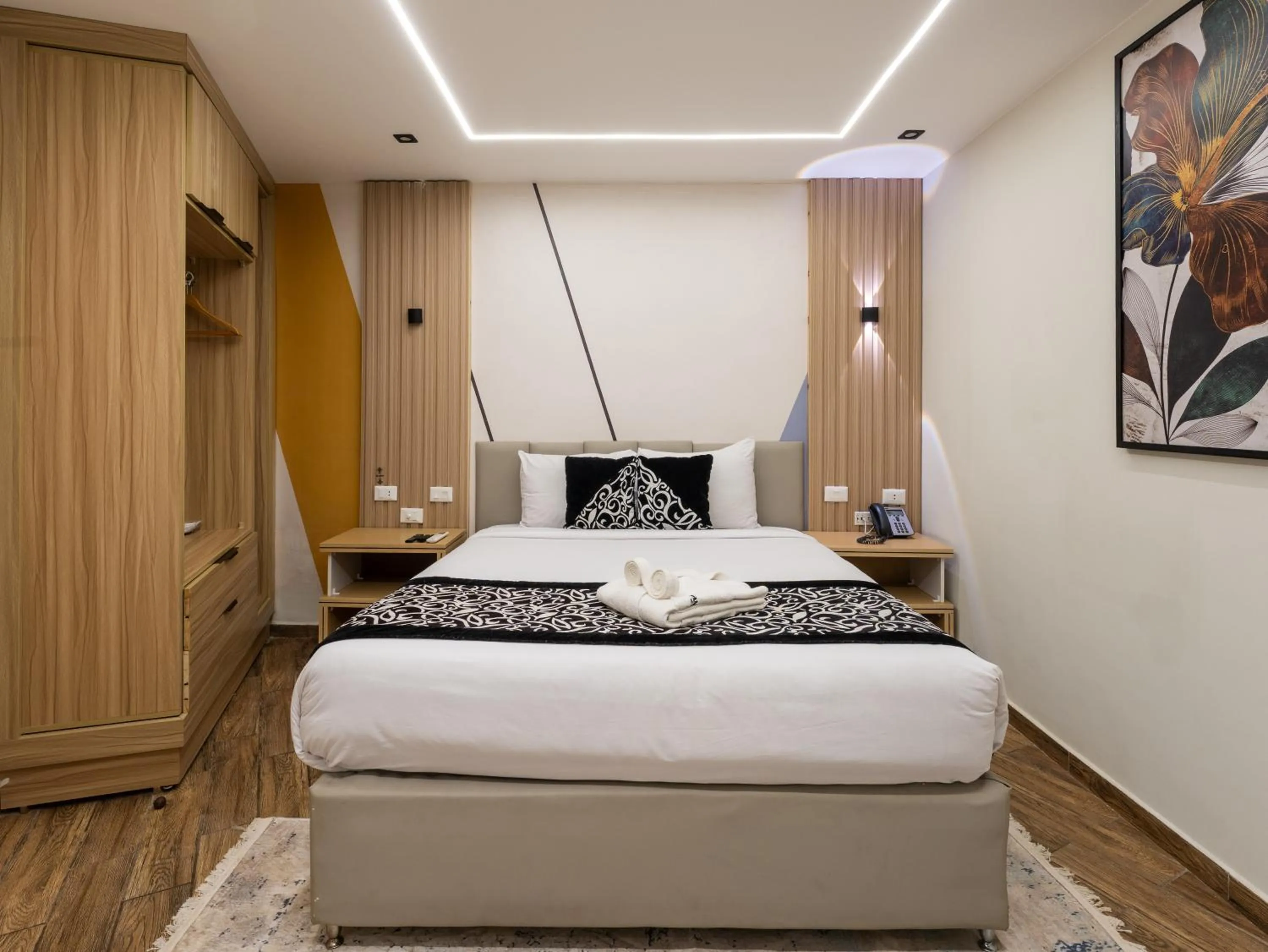 Bedroom, Bed in Panorama Ramsis Hotel & Cafe