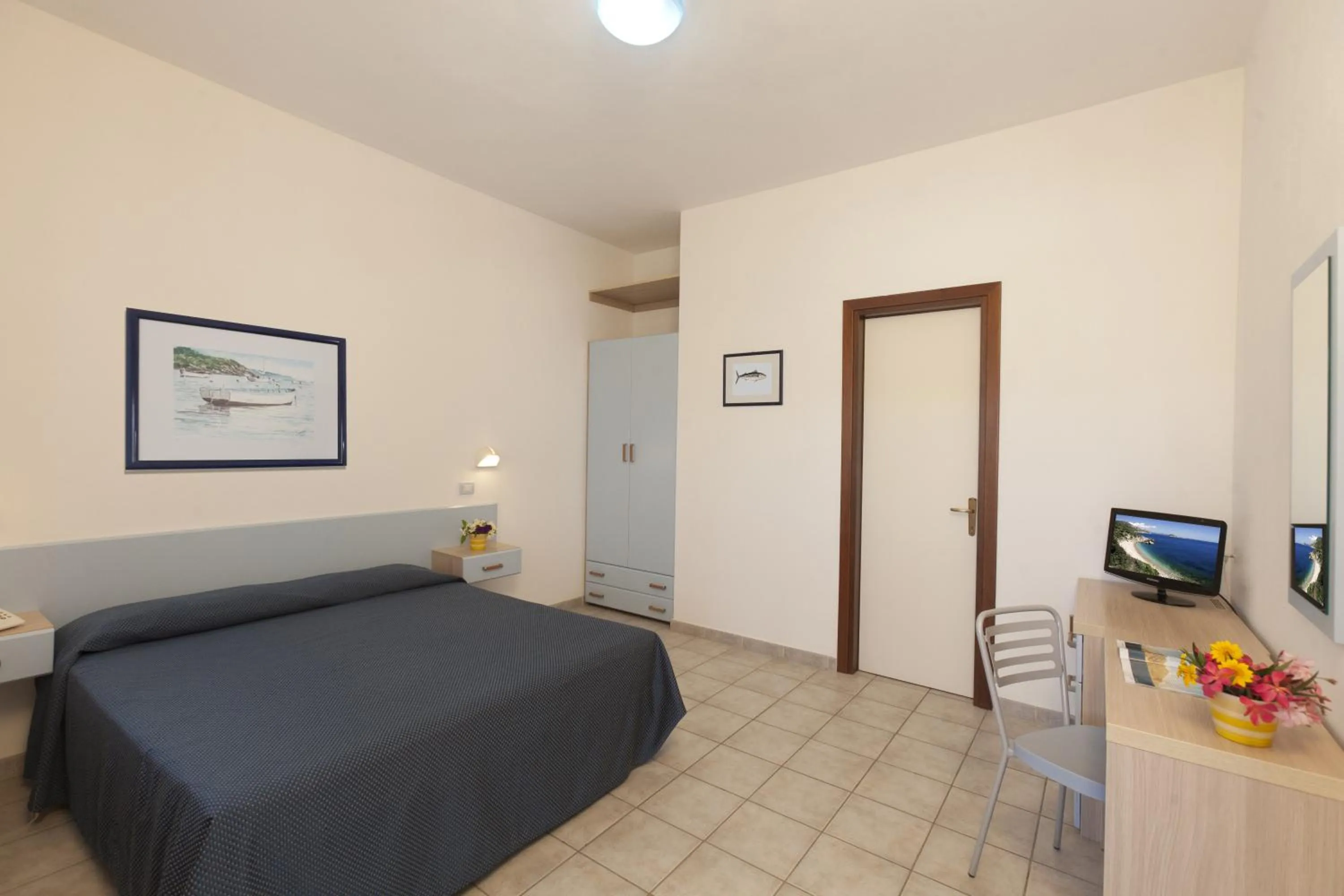 Bedroom, Bed in Hotel Le Palme