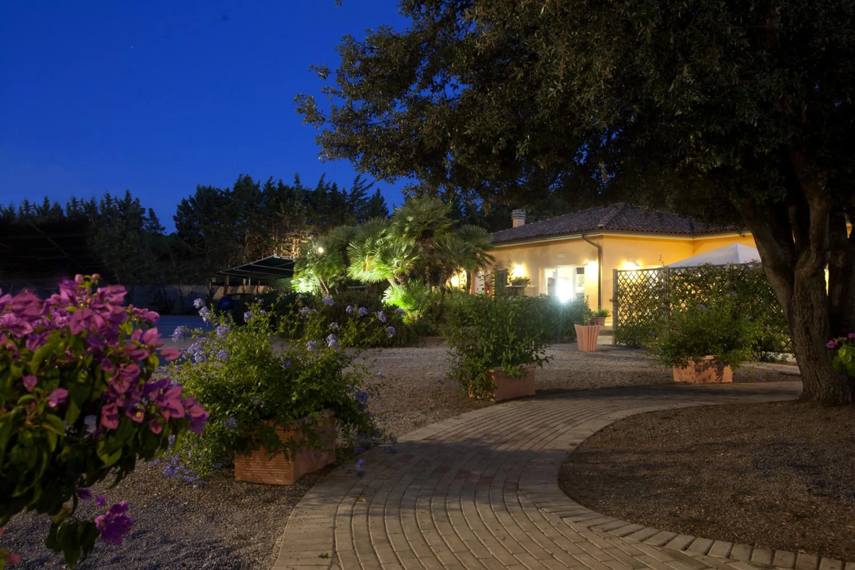 Facade/entrance in Hotel Le Palme