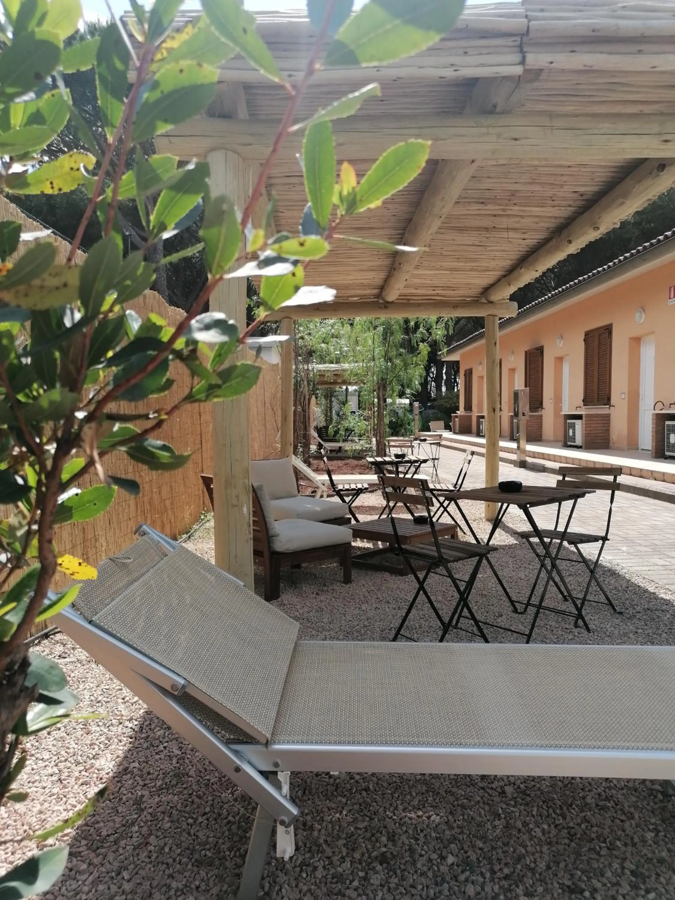 Garden view in Hotel Le Palme