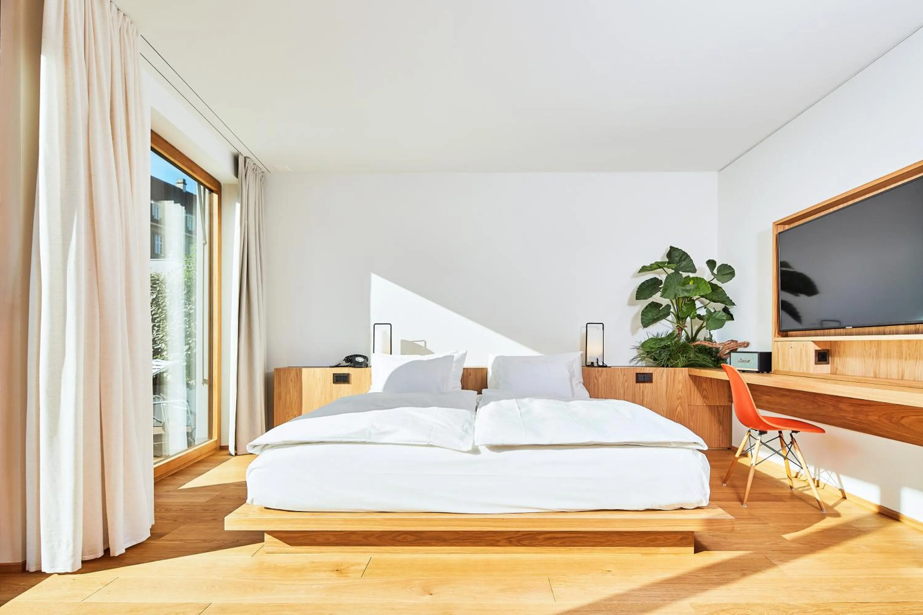 Bed in ART HOUSE Basel - Member of Design Hotels