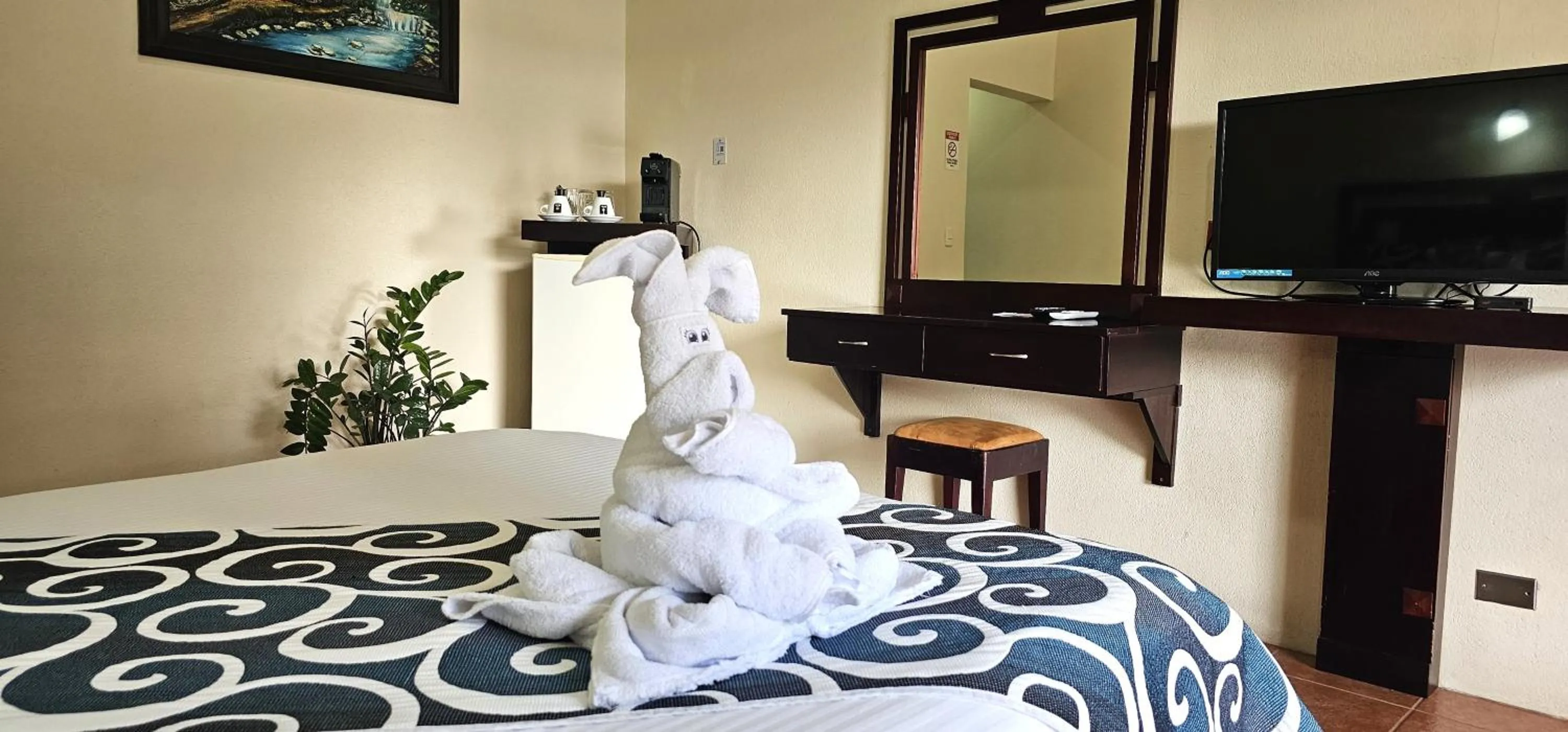 Bed in Hotel Monte Real