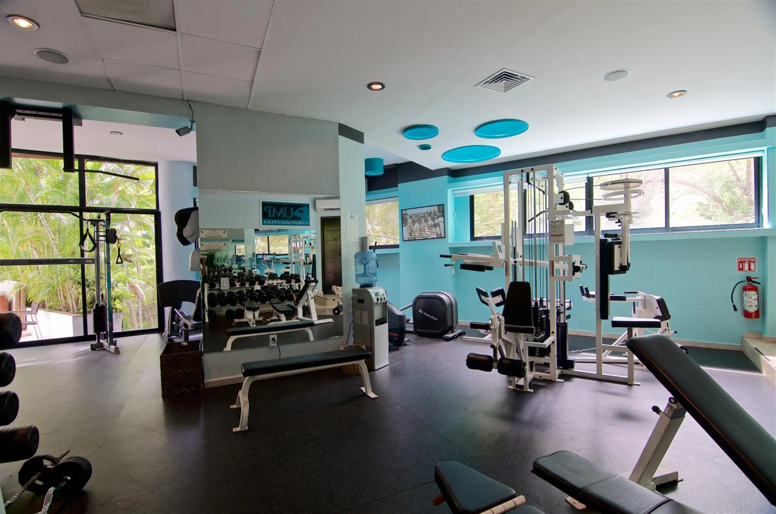 Fitness centre/facilities in Casa Cupula LGBT Luxury Resort