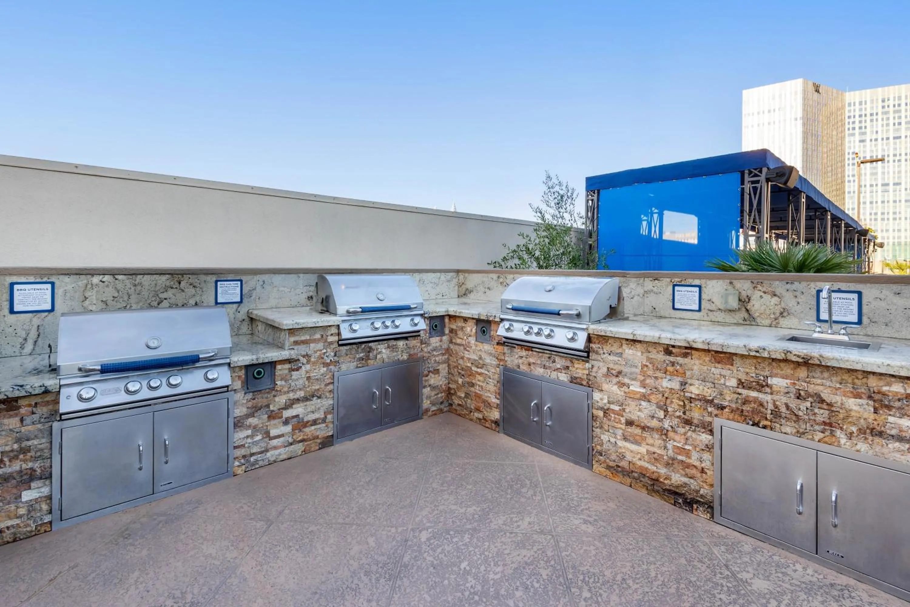 BBQ facilities in Hilton Vacation Club Polo Towers Las Vegas