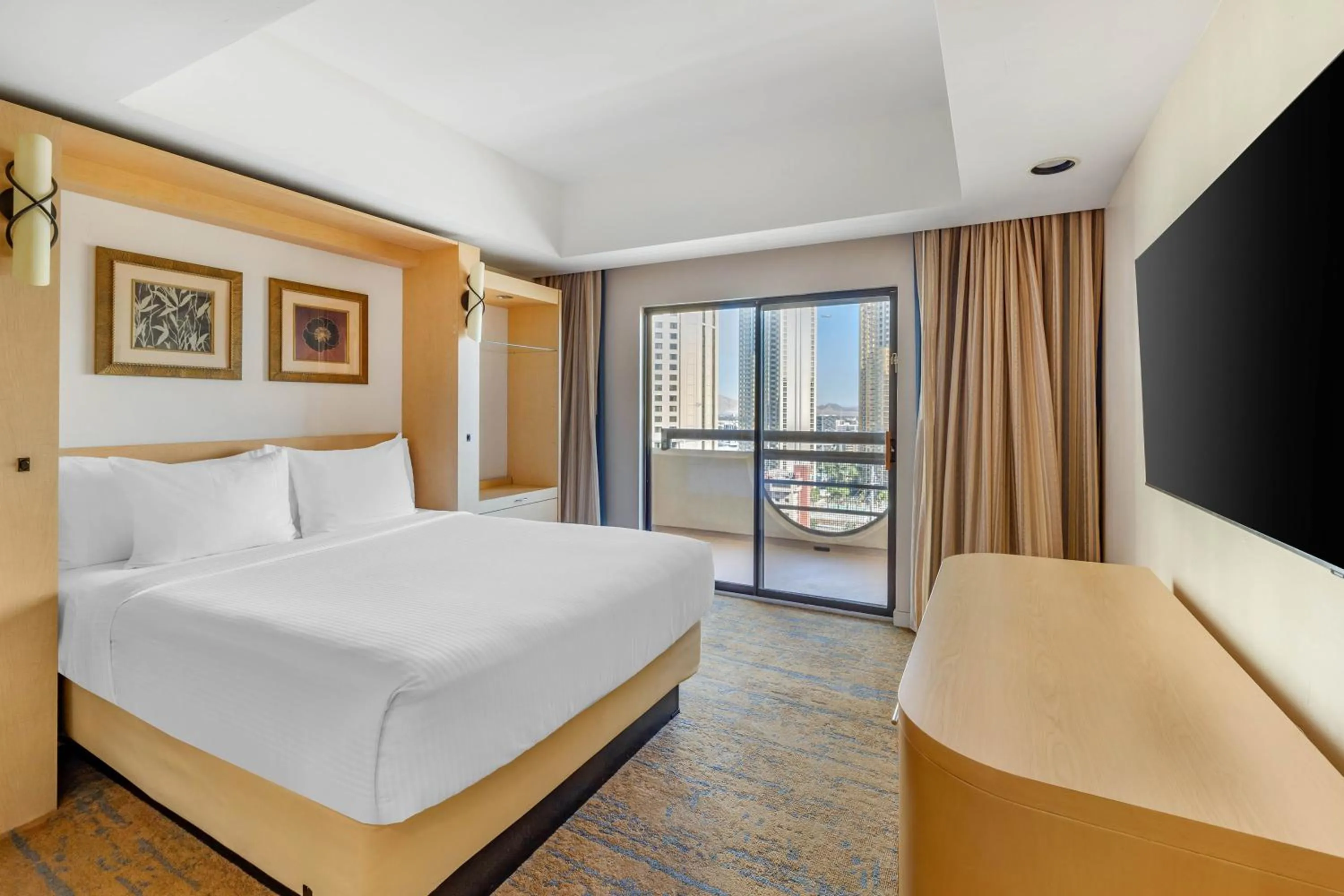 Bed in Hilton Vacation Club Polo Towers Las Vegas