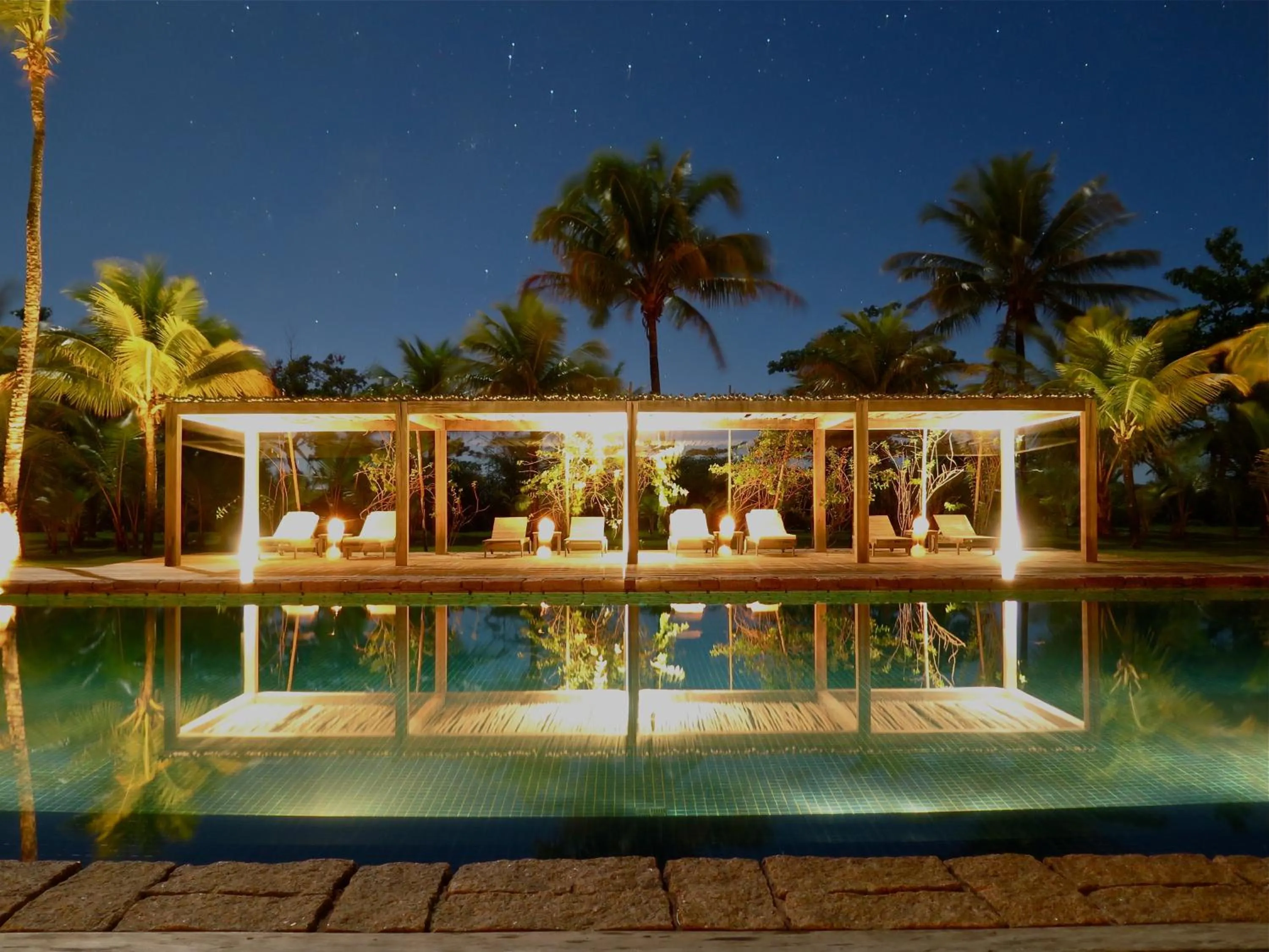 Swimming pool in Fazenda São Francisco do Corumbau