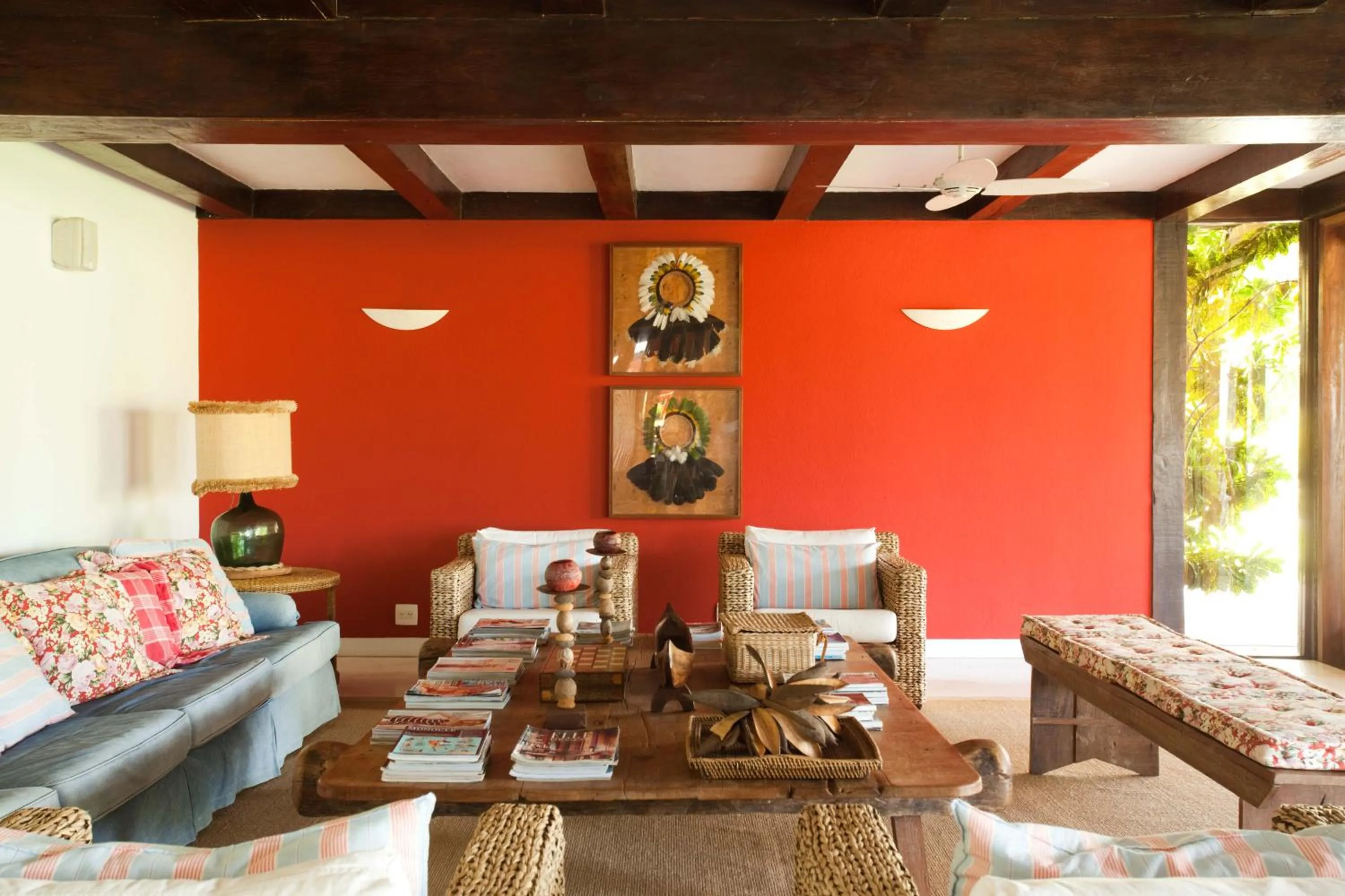 Living room in Fazenda São Francisco do Corumbau