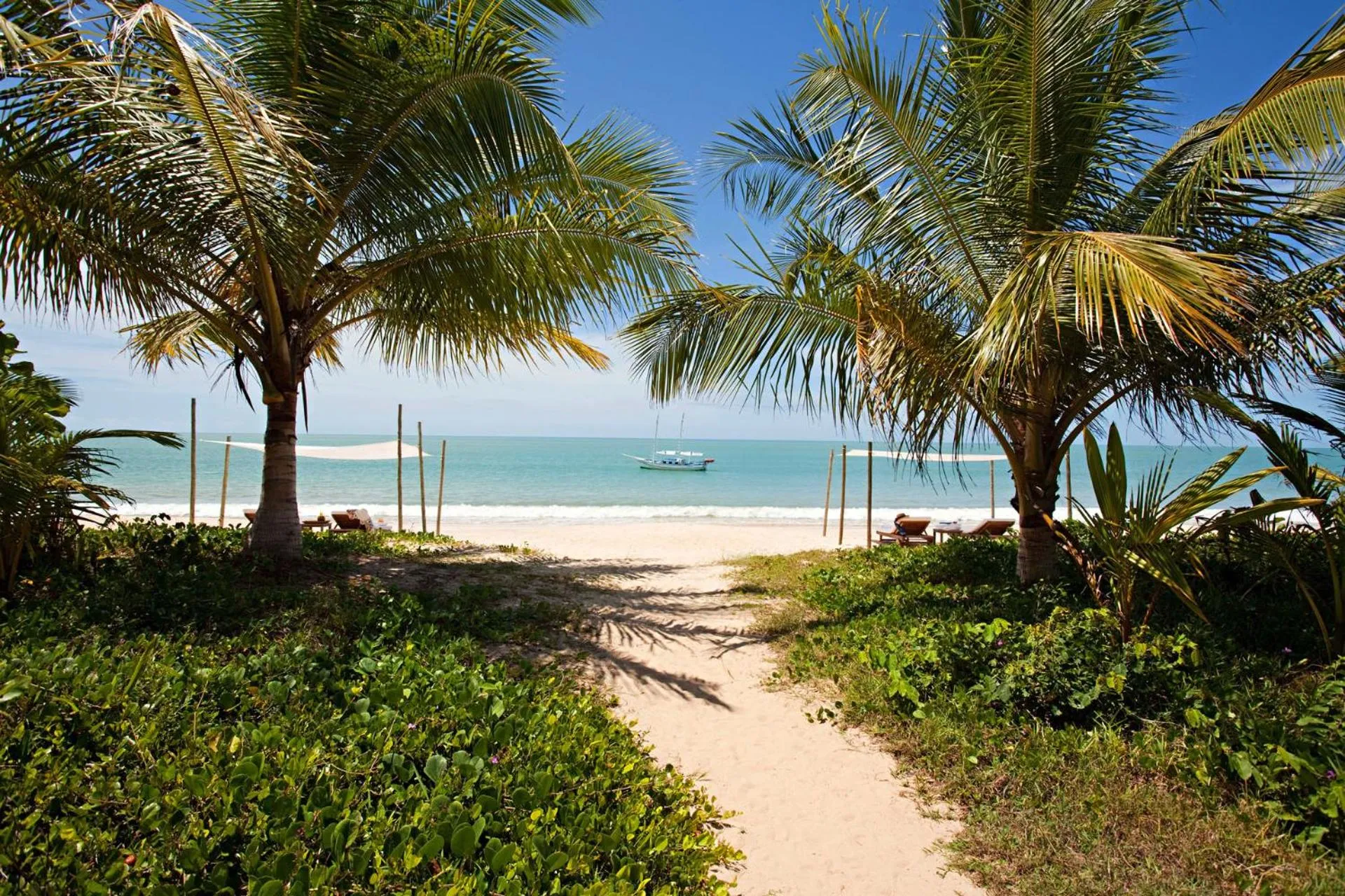 Natural landscape in Fazenda São Francisco do Corumbau