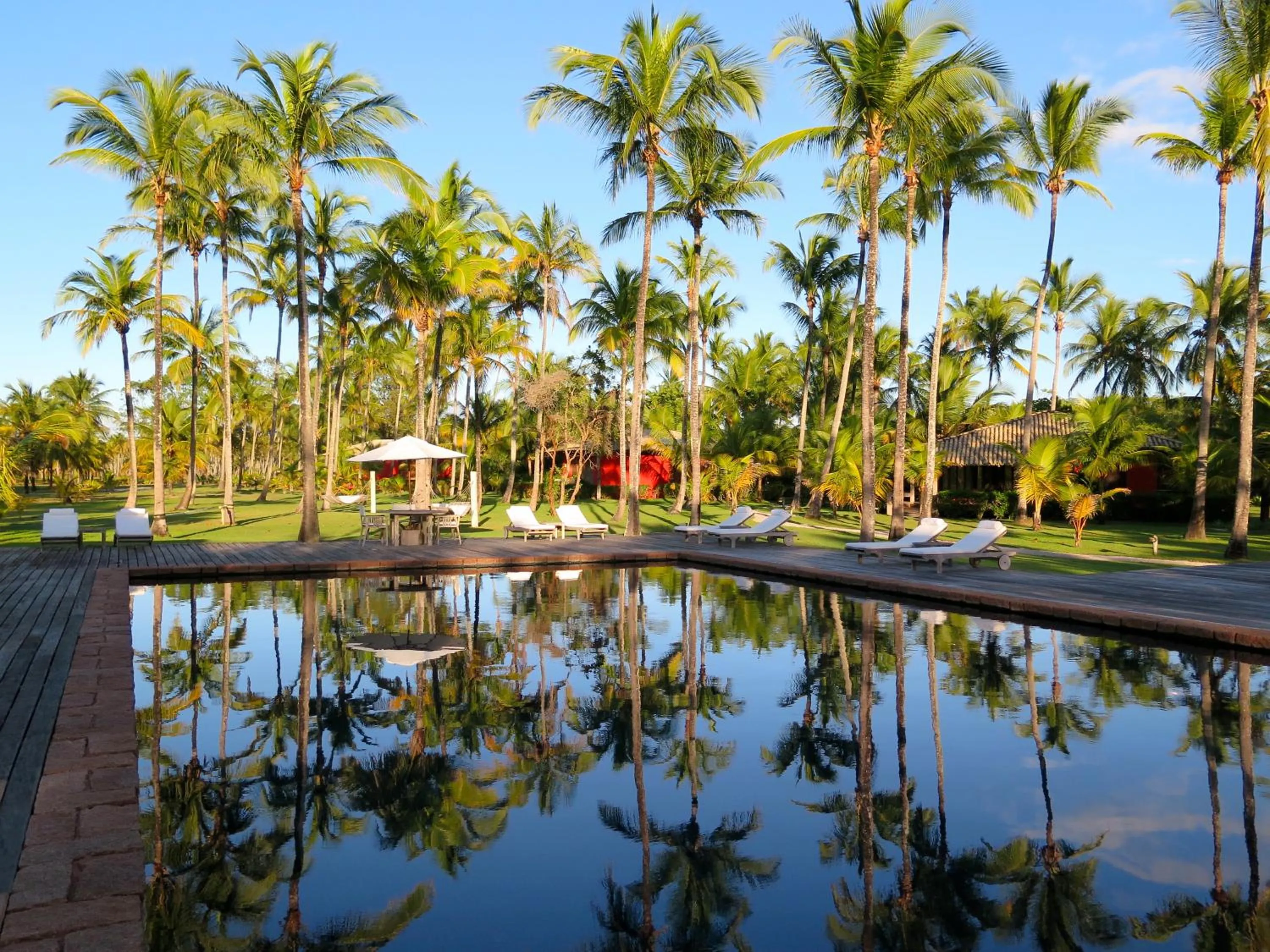 Garden view in Fazenda São Francisco do Corumbau