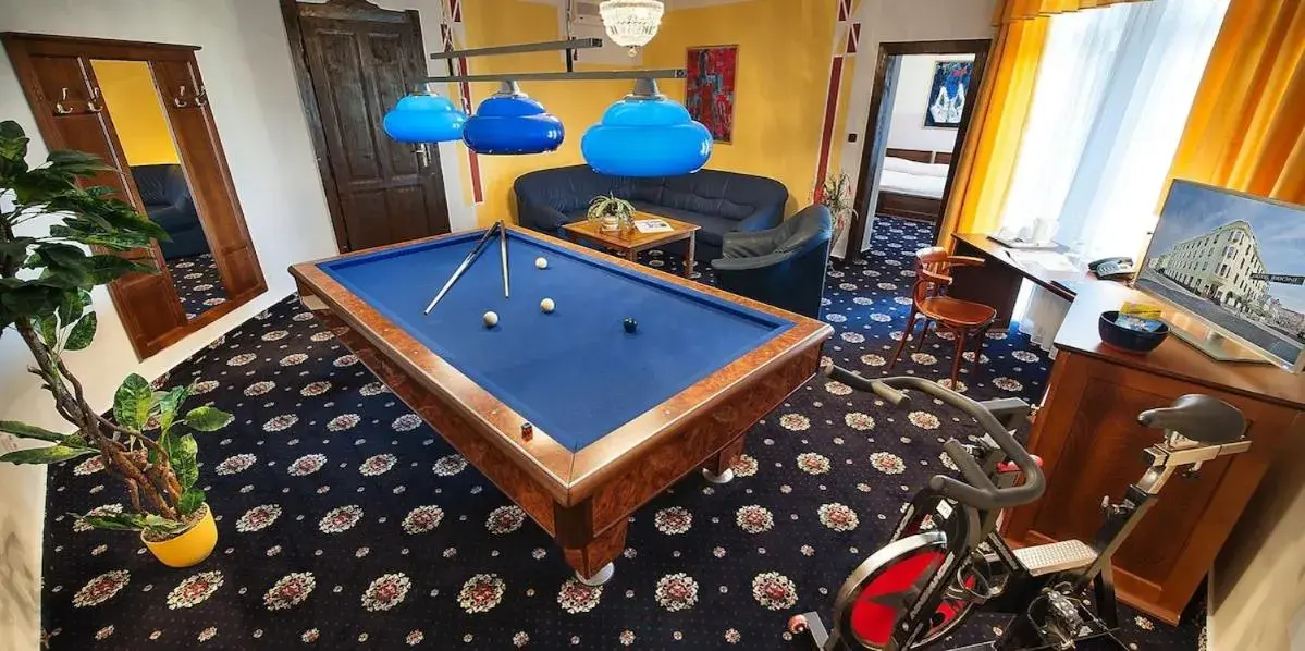 Suite with Balcony and Pool Table in Brioni Suites Suite with Balcony and Pool Table in Brioni Suites