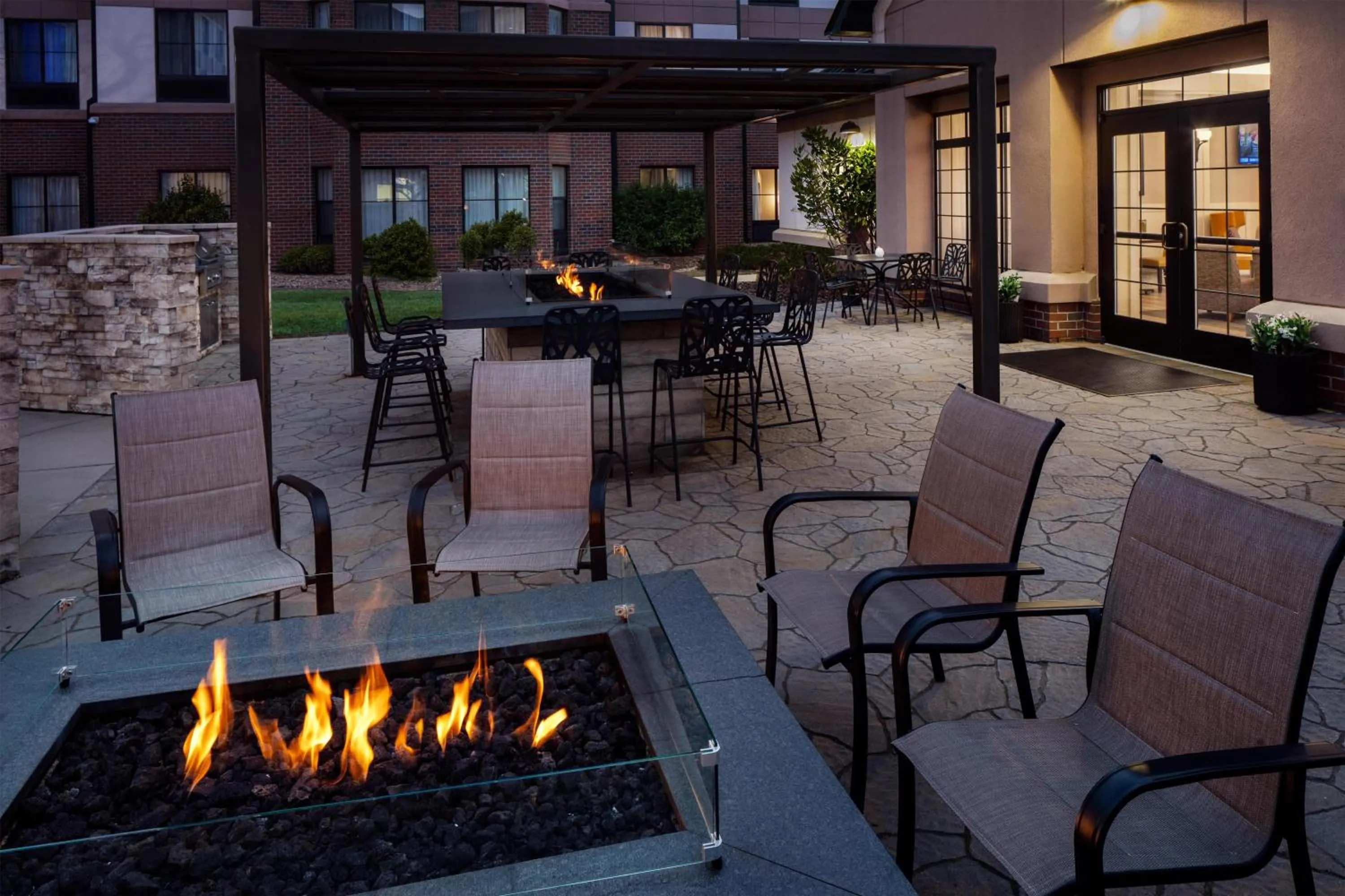 Patio in Homewood Suites by Hilton Denver International Airport