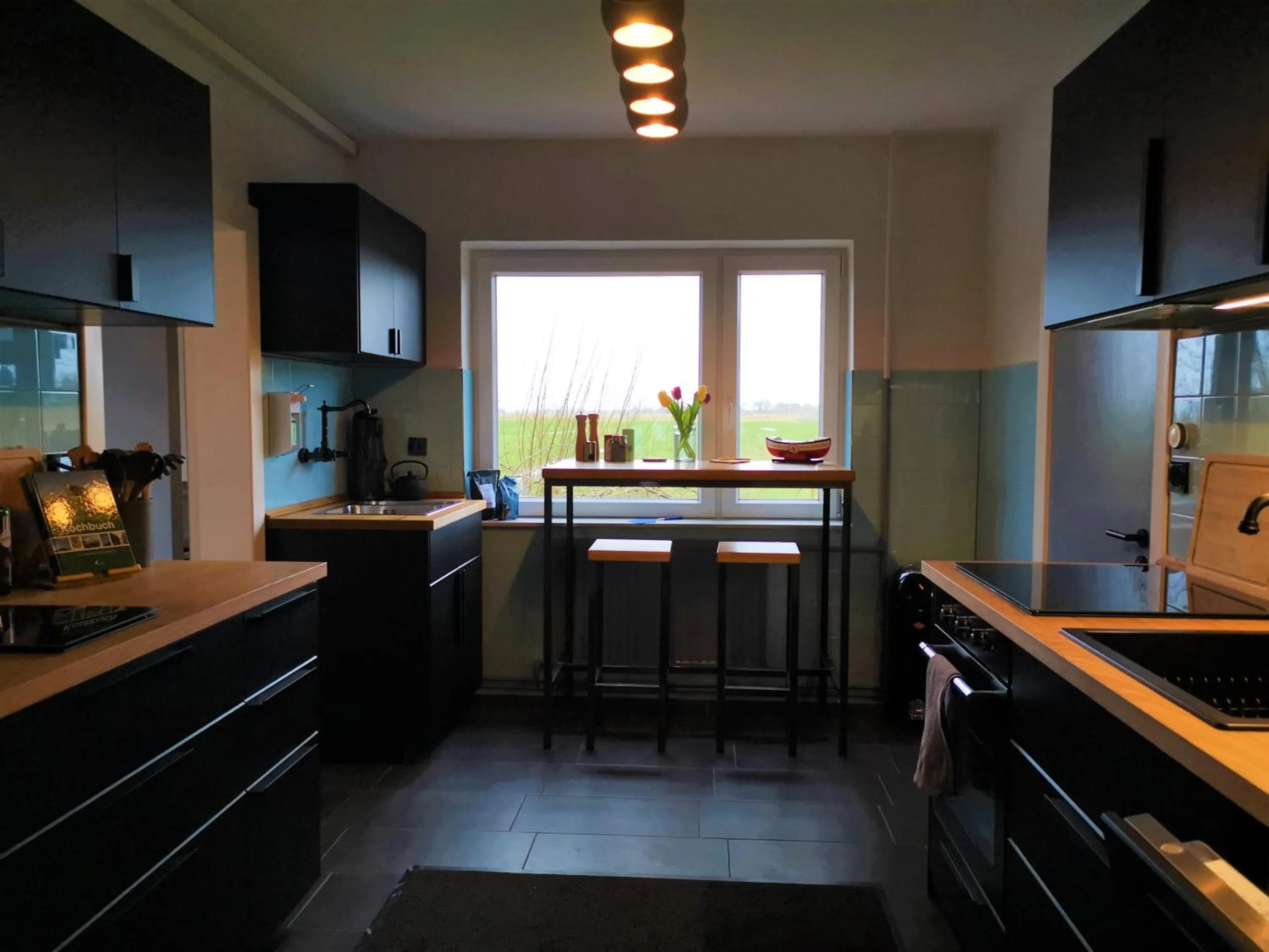 Kitchen or kitchenette in Seerose Boutique-Pension