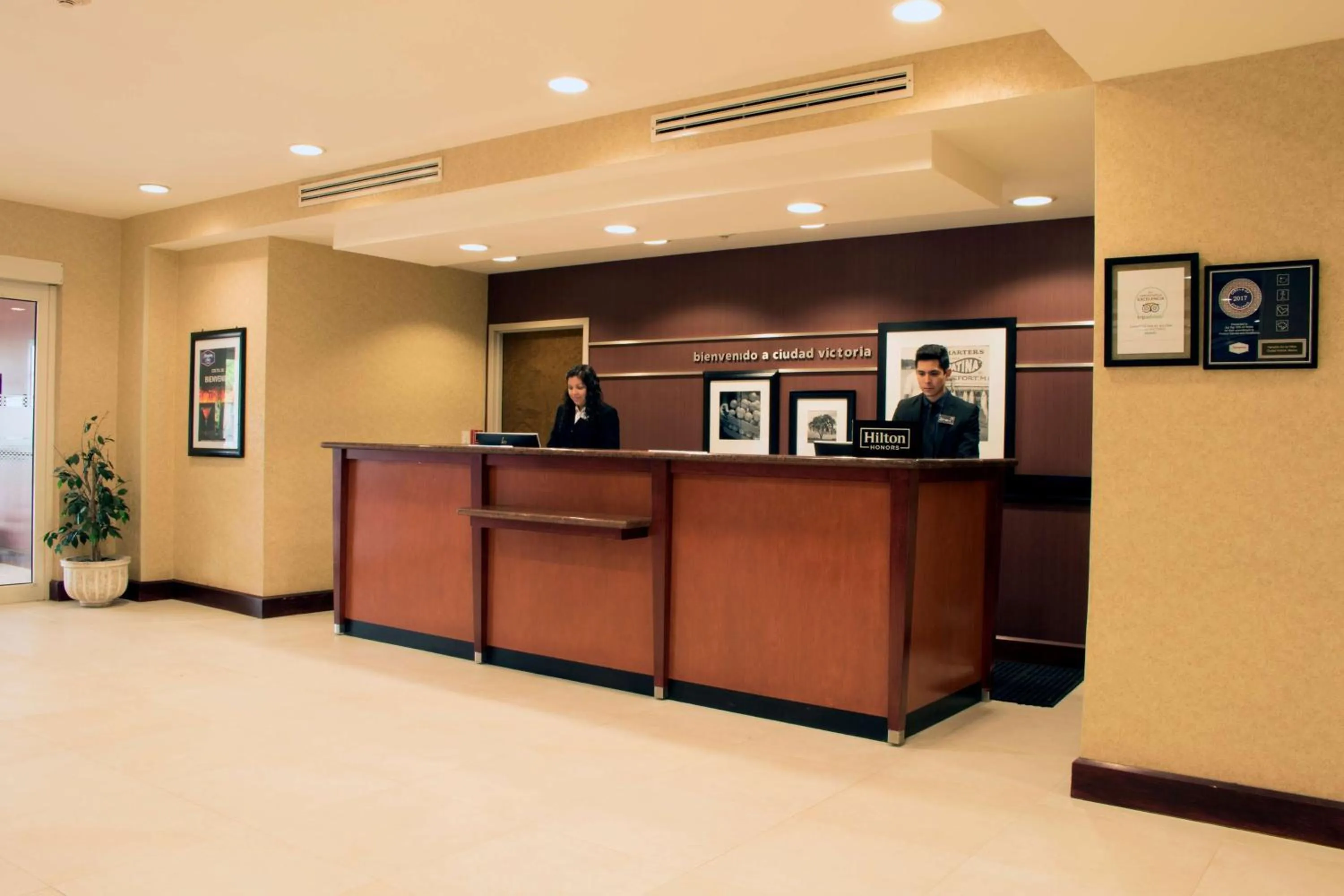 Lobby or reception in Hampton Inn by Hilton Ciudad Victoria
