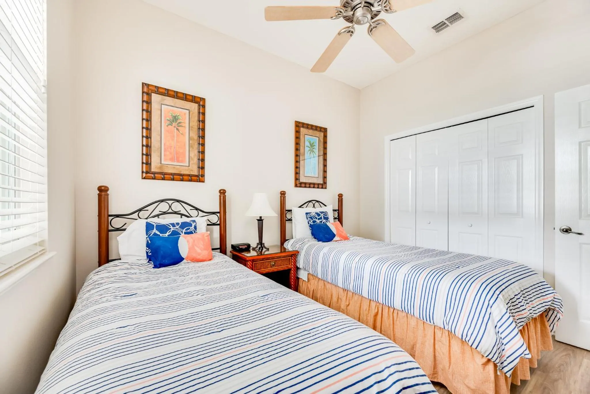 Bed in 843 Cinnamon Beach, 3 Bedroom, Pet Friendly, Ocean Front, 2 Pools, Sleeps 8