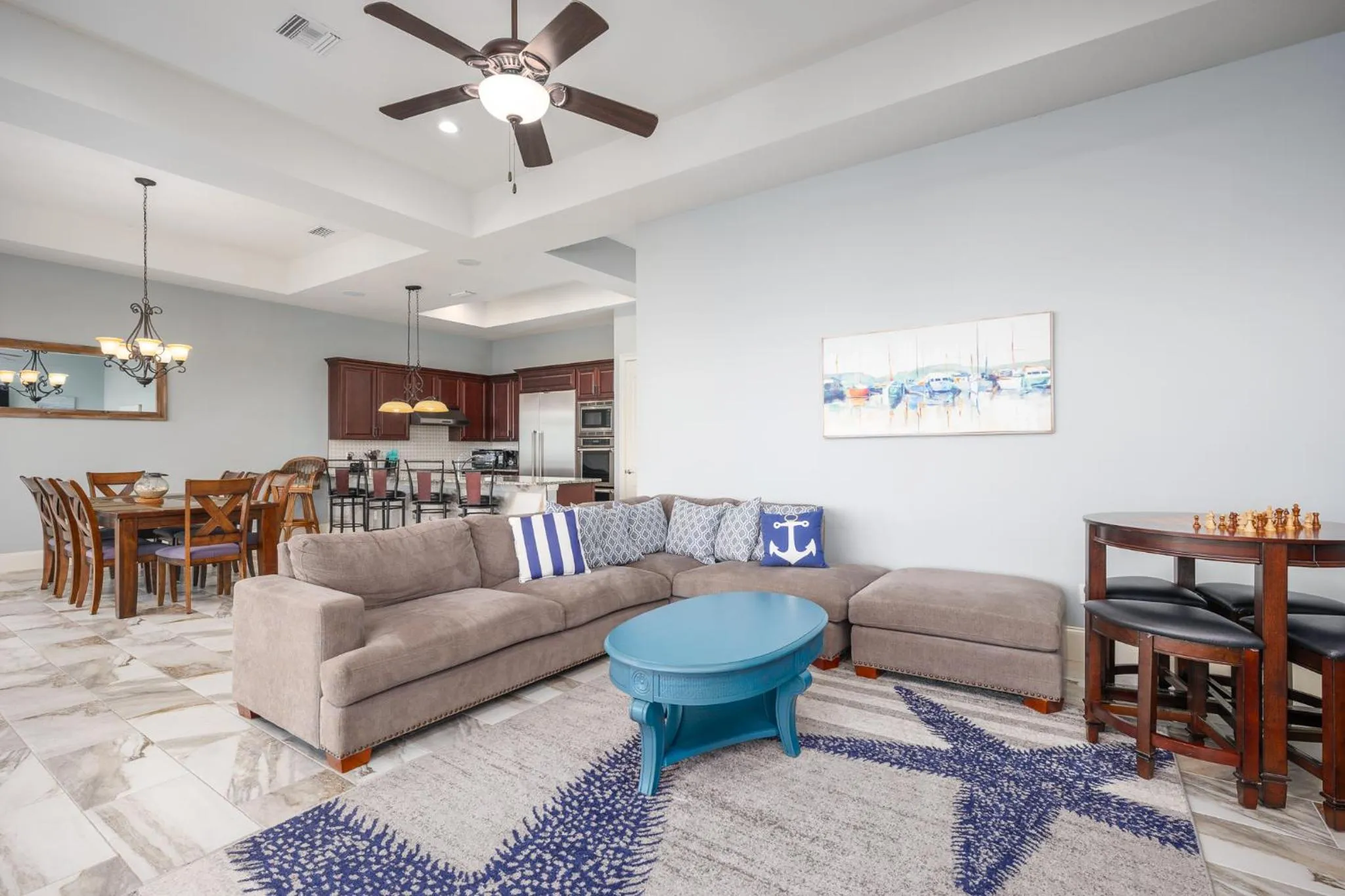 Living room in Cinnamon Beach Nautilus