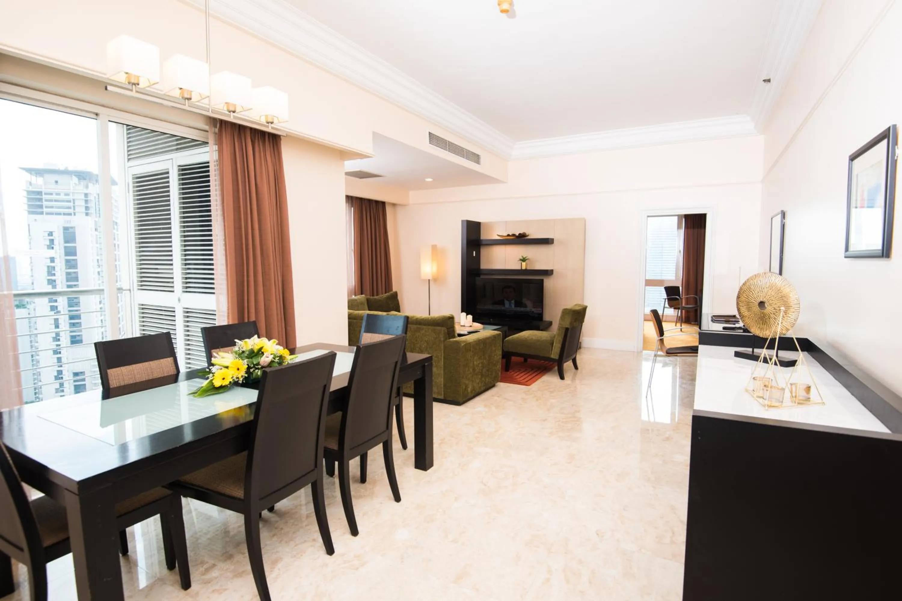 Living room in Perdana Kuala Lumpur City Centre