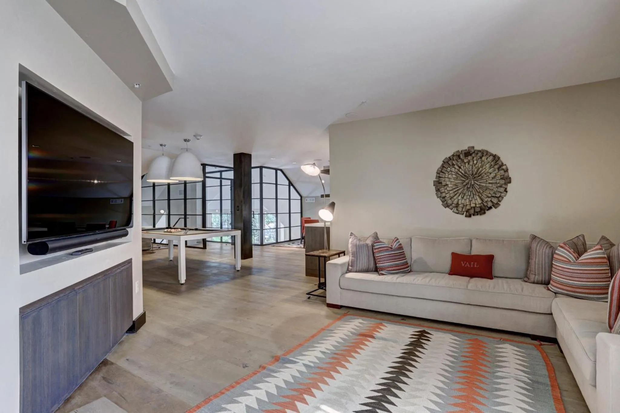 Living room in Legendary Lodging at the Ritz Carlton Residences Vail, A Vail Resorts Property