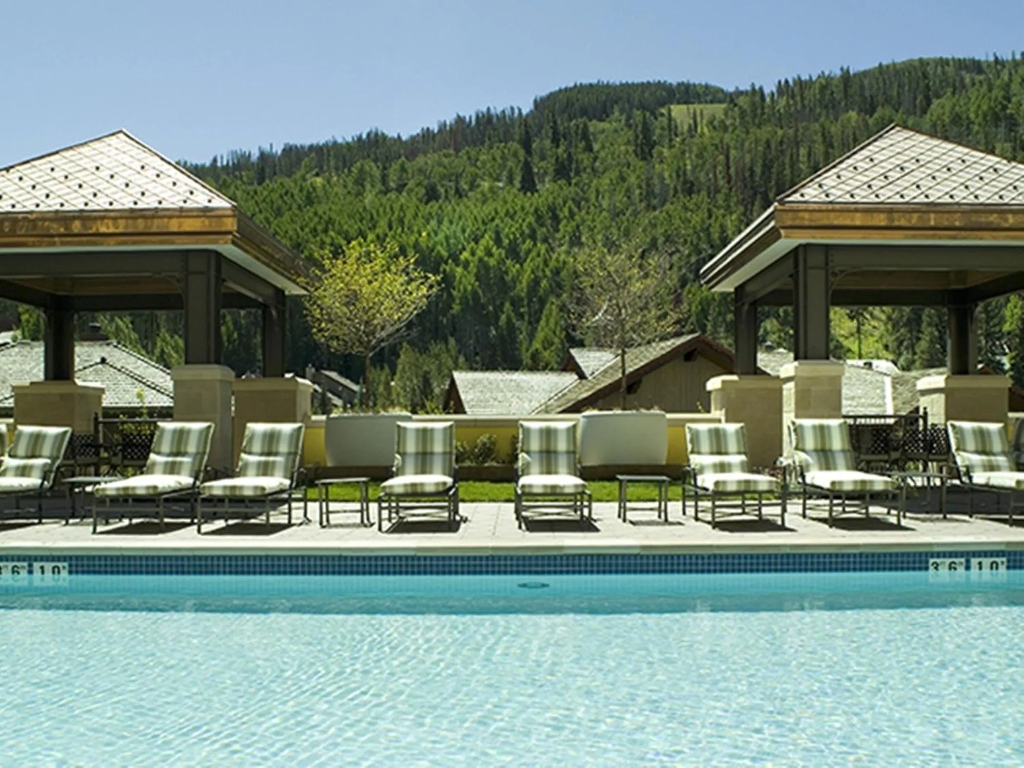 Swimming pool in Legendary Lodging at the Ritz Carlton Residences Vail, A Vail Resorts Property