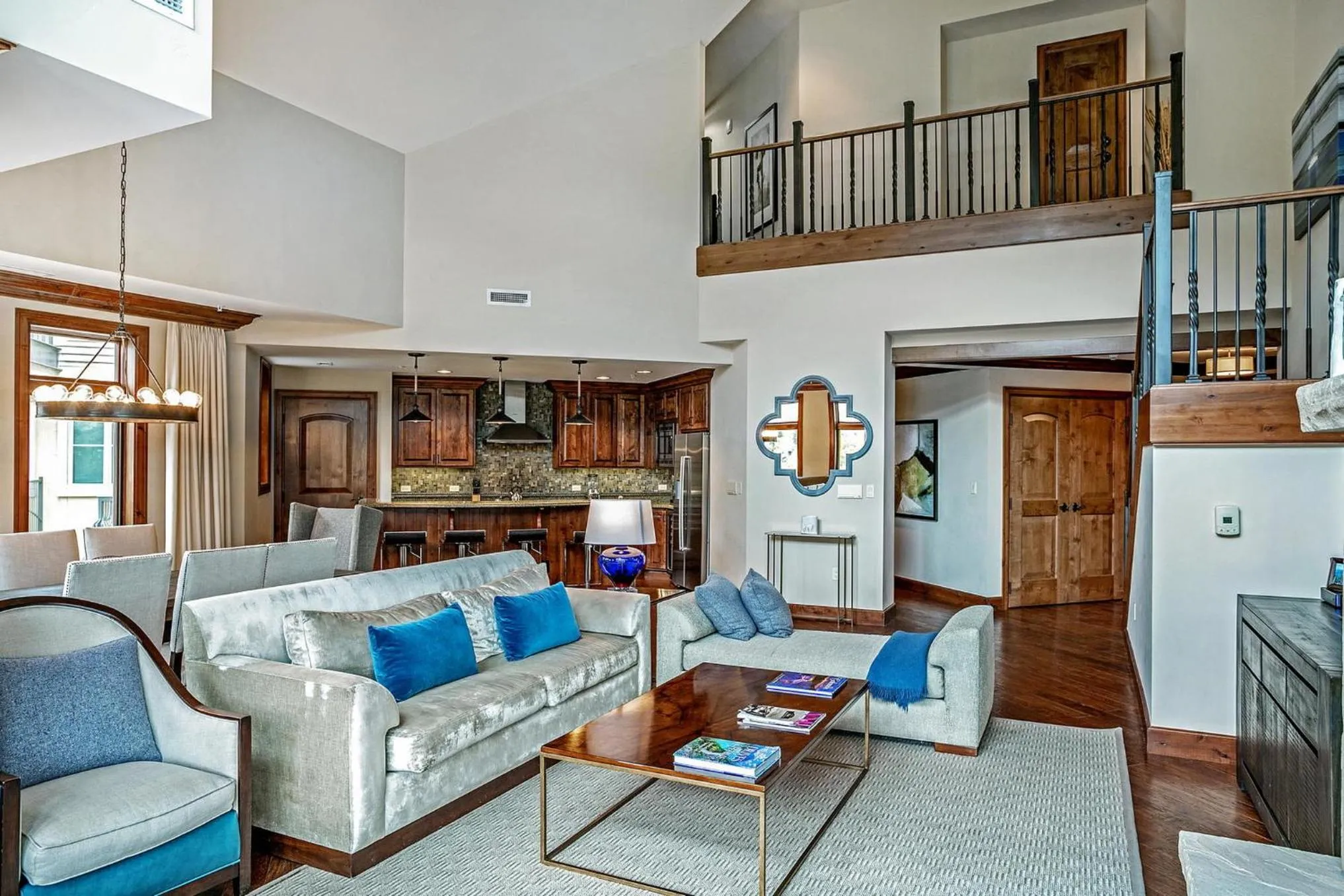 Living room in Legendary Lodging at the Ritz Carlton Residences Vail, A Vail Resorts Property