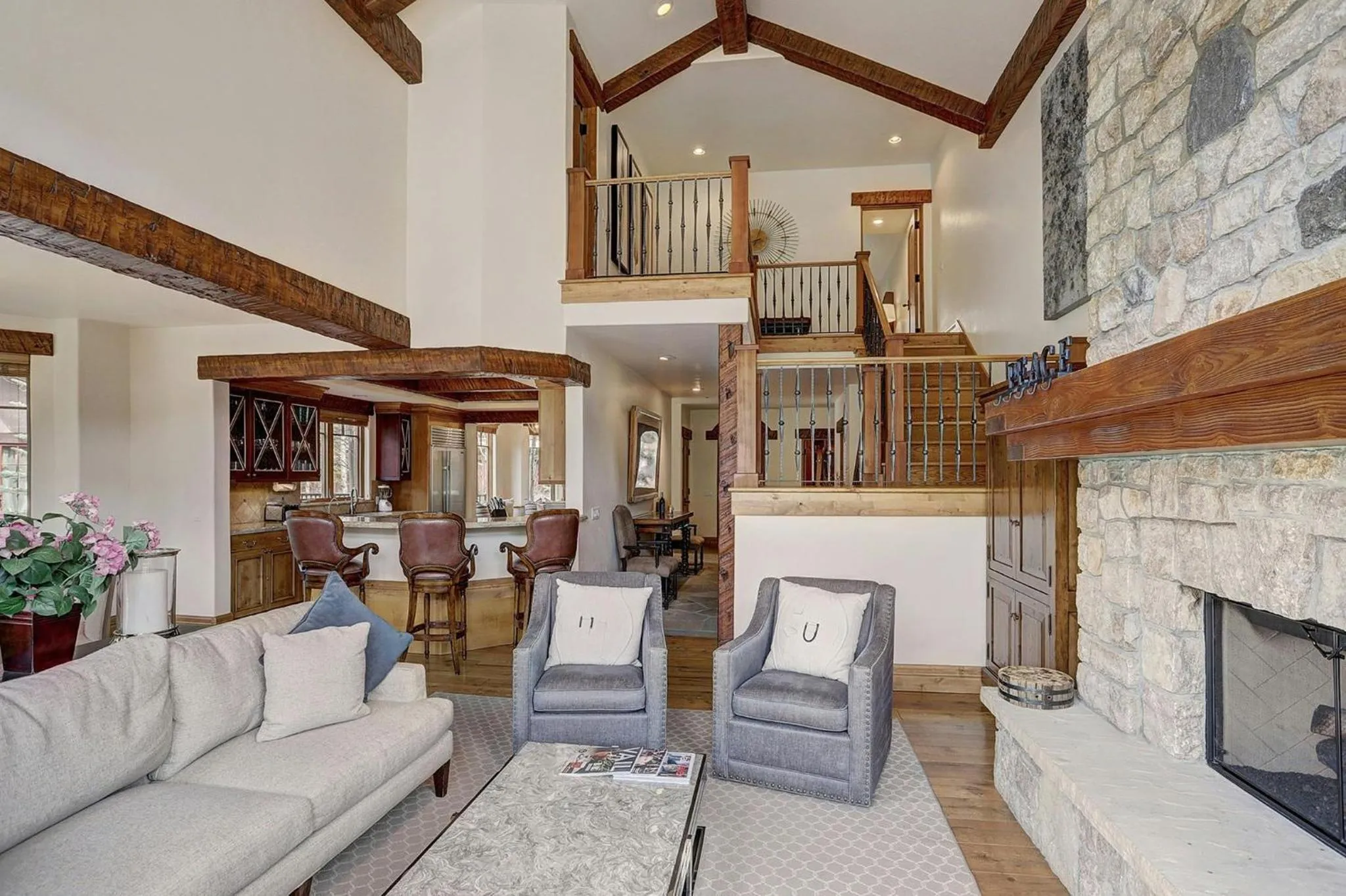 Living room in Legendary Lodging at the Ritz Carlton Residences Vail, A Vail Resorts Property
