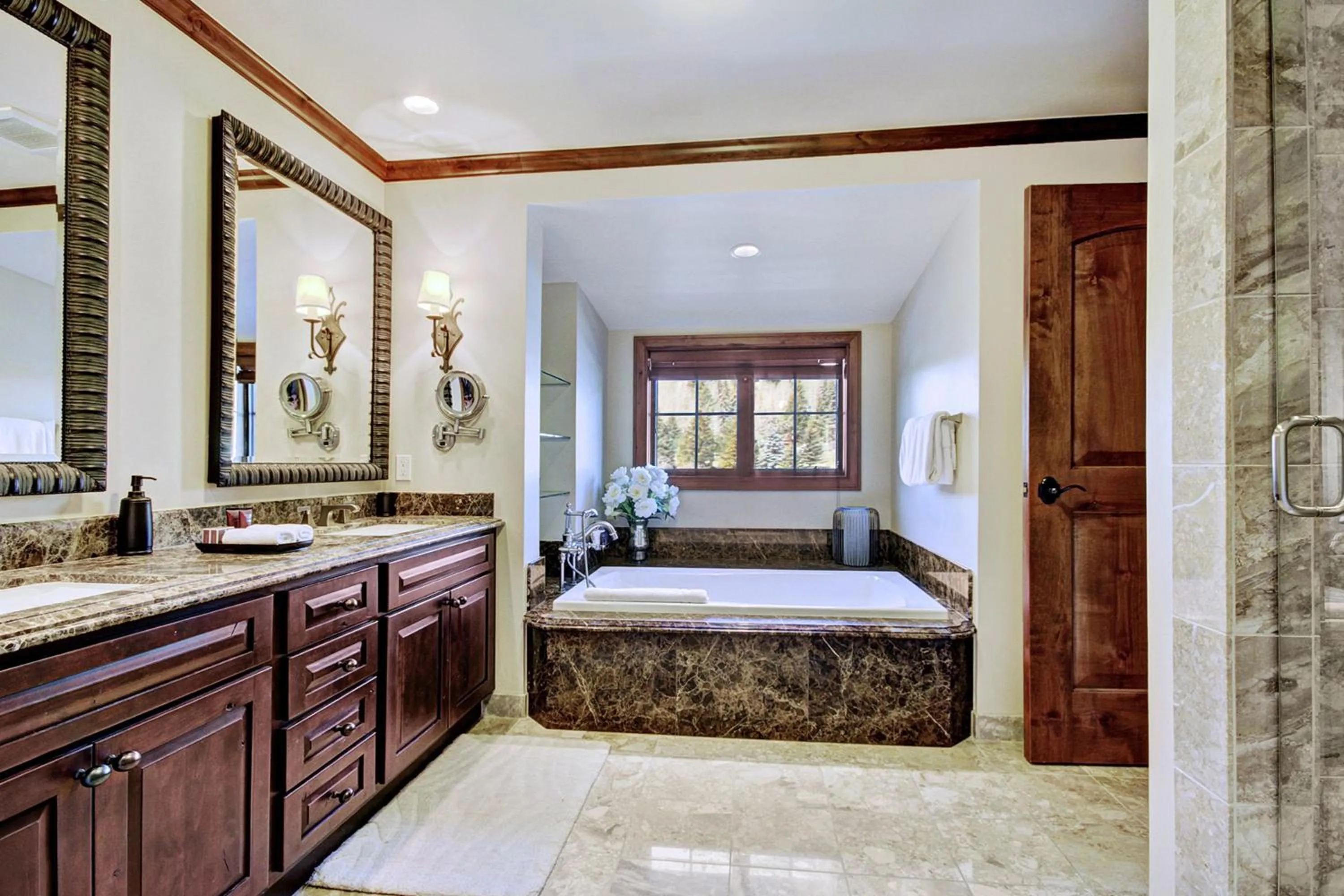 Bathroom, Bed in Legendary Lodging at the Ritz Carlton Residences Vail, A Vail Resorts Property