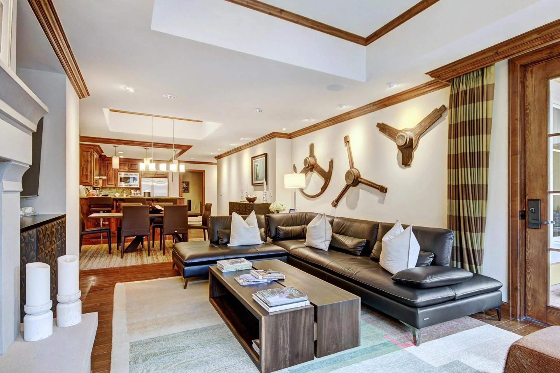 Living room in Legendary Lodging at the Ritz Carlton Residences Vail, A Vail Resorts Property