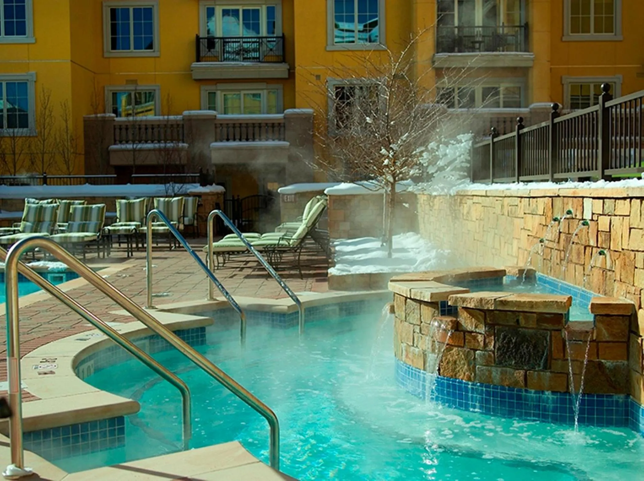 Swimming pool in Legendary Lodging at the Ritz Carlton Residences Vail, A Vail Resorts Property